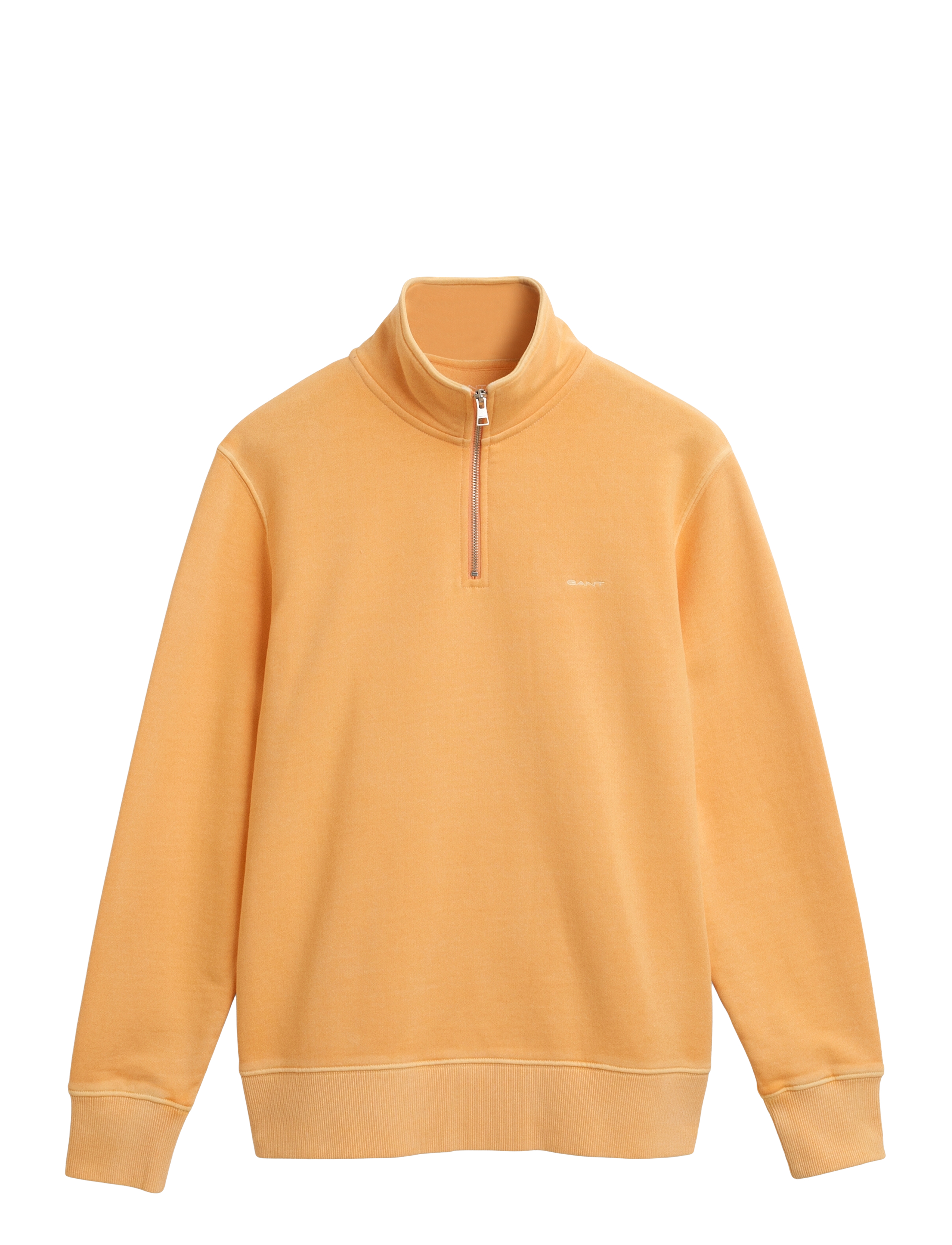 Gant SUNFADED HALF ZIP SWEAT - Gant - PEACHY ORANGE / orange