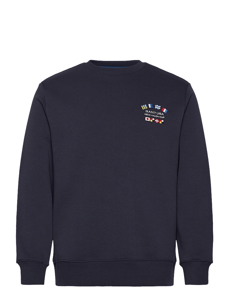 GANT - GRAPHIC C-NECK - nach anlass kaufen - evening blue - 0