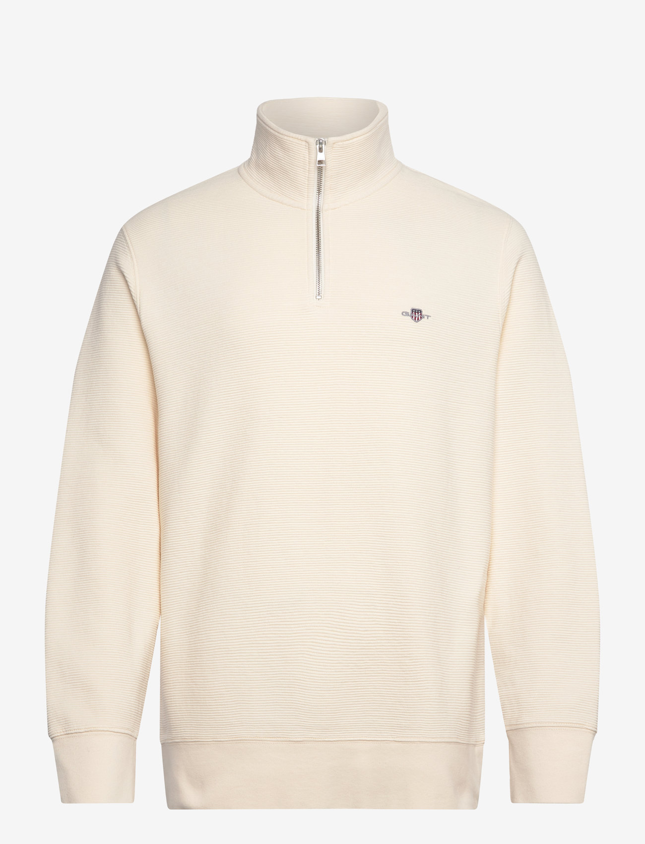 GANT - TEXTURE HALF-ZIP - iepirkties noteiktam pasākumam - cream - 0