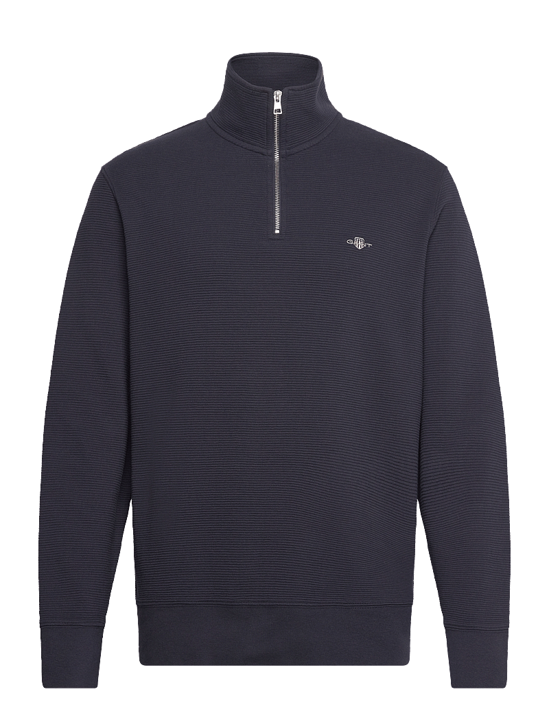 GANT - TEXTURE HALF-ZIP - shoppa efter tillfälle - evening blue - 0
