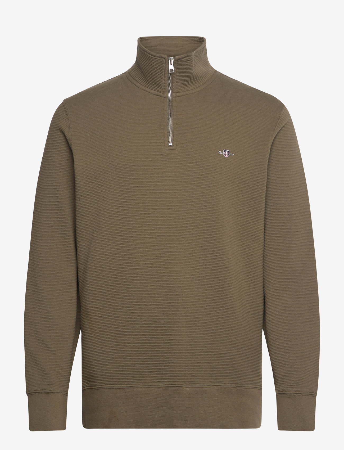 GANT - TEXTURE HALF-ZIP - shoppa efter tillfälle - juniper green - 0