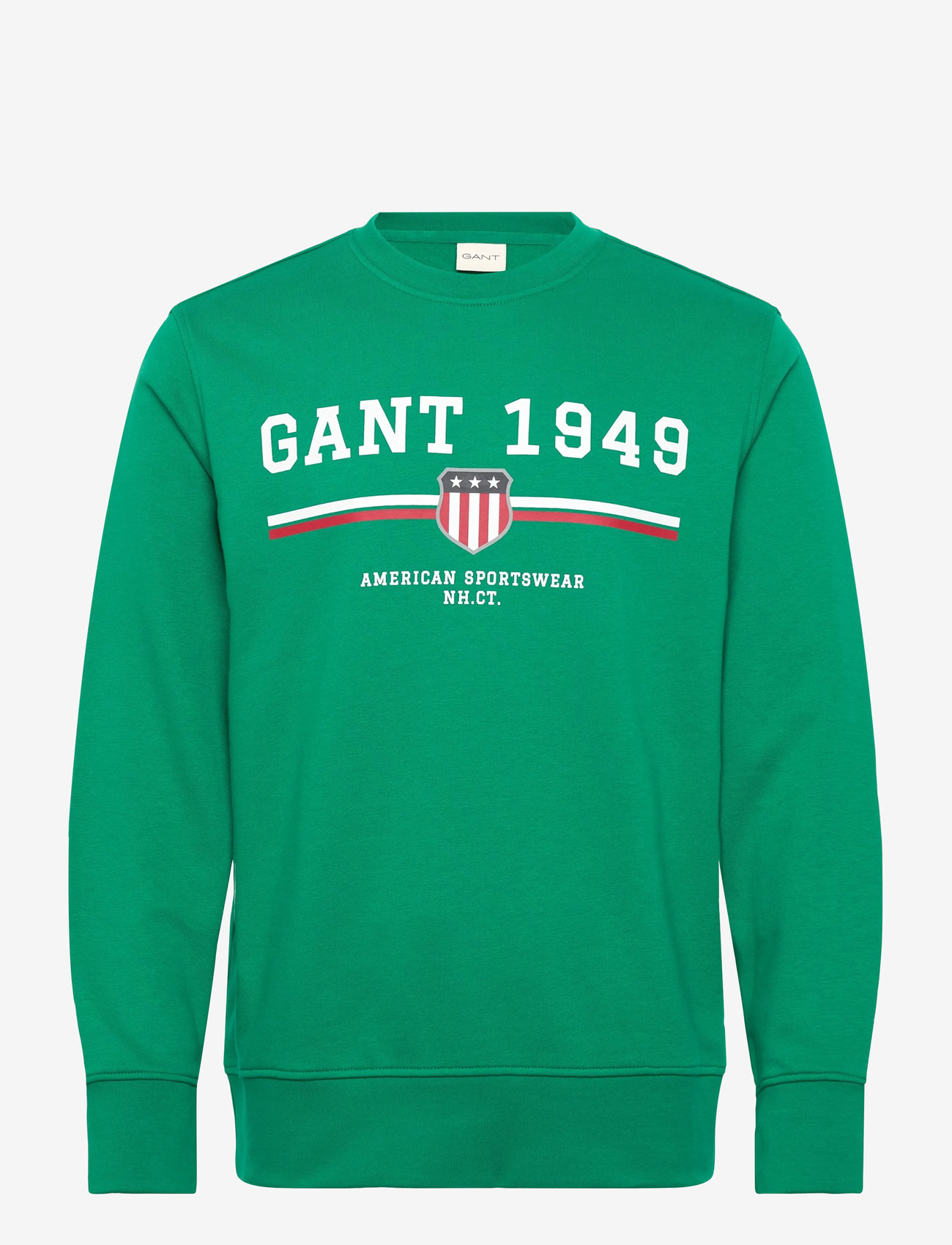 GANT - GRAPHIC C-NECK SWEAT - shop by occasion - deep green - 0