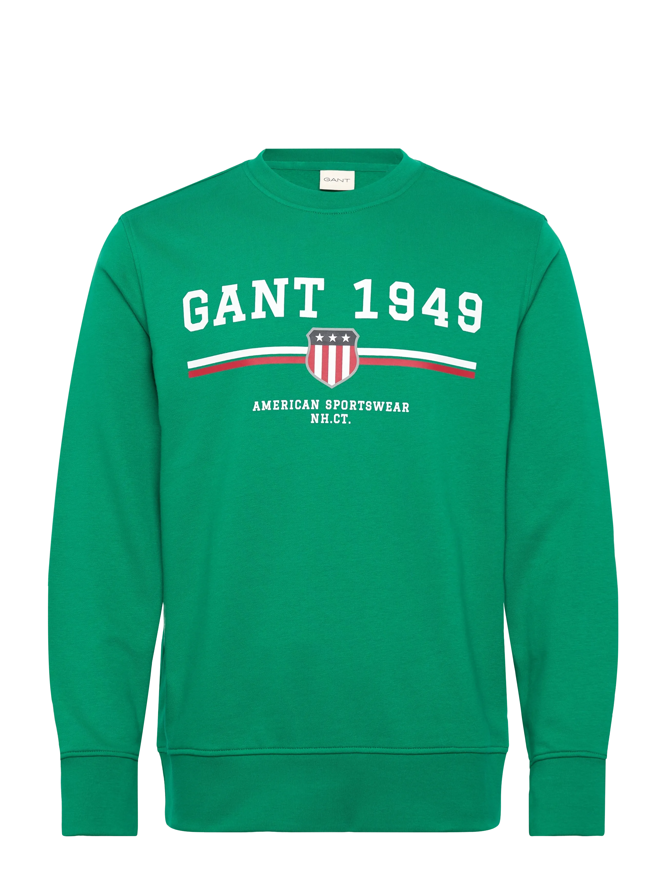 Gant GRAPHIC C-NECK SWEAT - Sweatshirts - DEEP GREEN / green