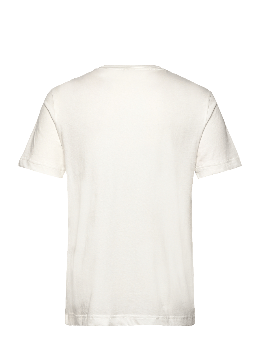Gant - GRAPHIC SS T-SHIRT - kortærmede t-shirts - eggshell - 1