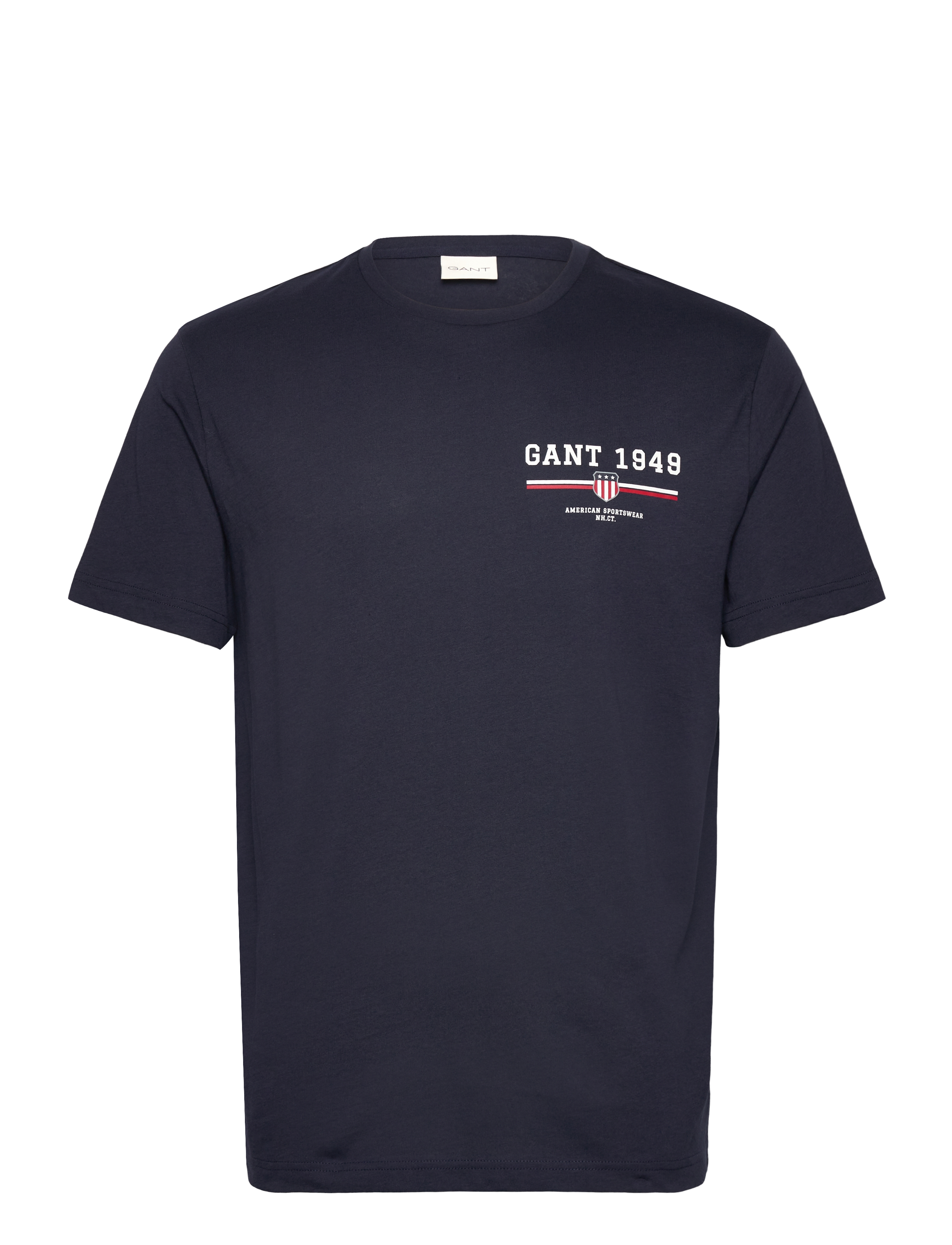 Gant GRAPHIC SS T-SHIRT - Deals - EVENING BLUE / navy