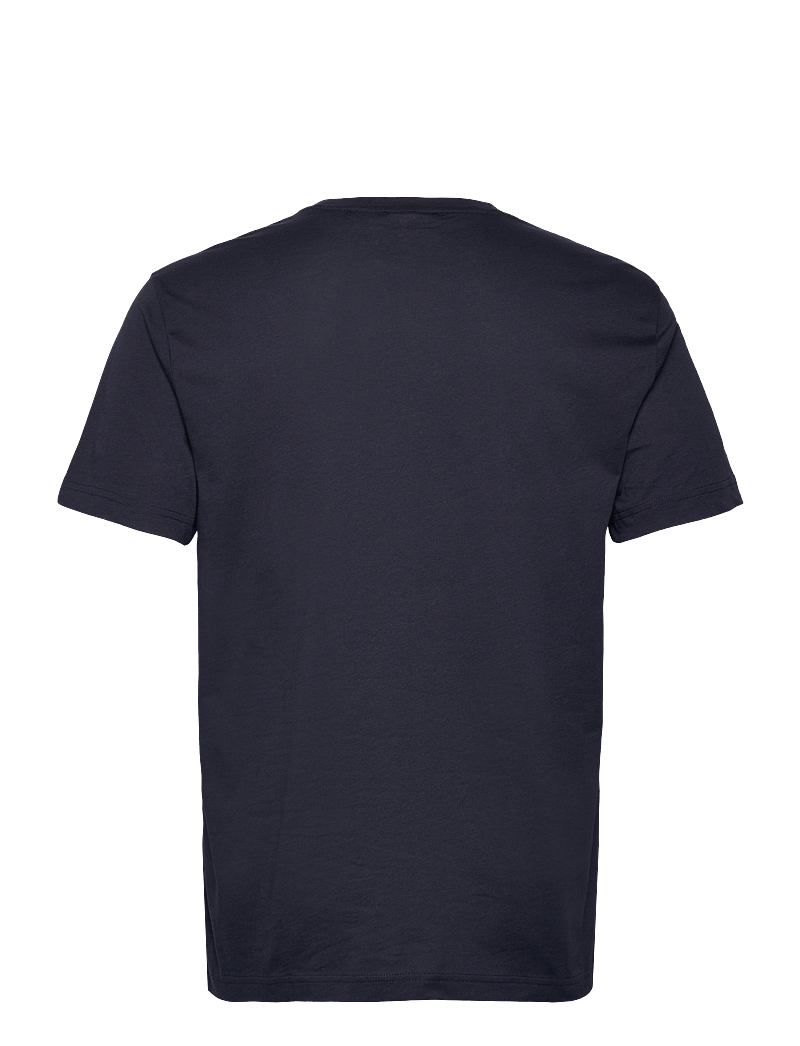 GANT - GRAPHIC SS T-SHIRT - kortärmade t-shirts - evening blue - 1