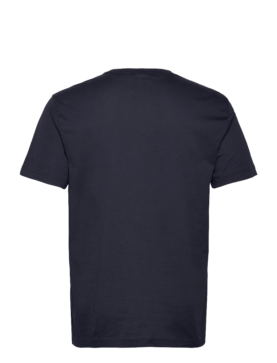 Gant - GRAPHIC SS T-SHIRT - kortærmede t-shirts - evening blue - 2