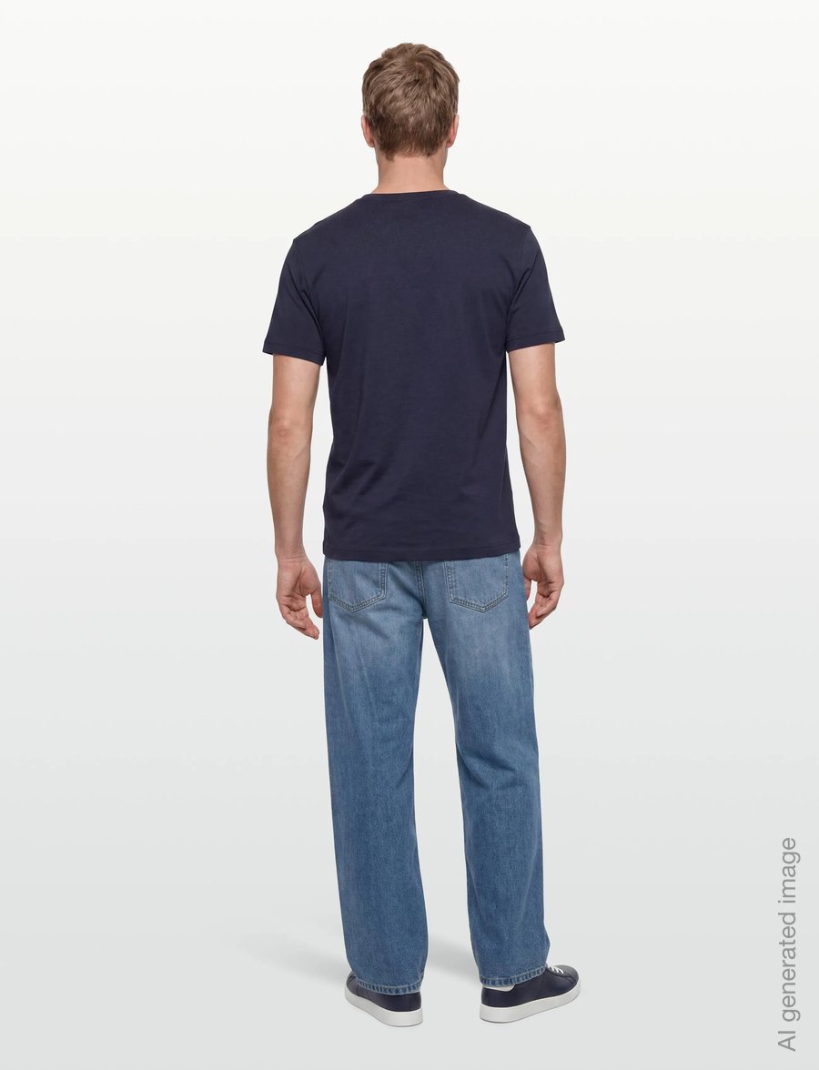 Gant - GRAPHIC SS T-SHIRT - kortærmede t-shirts - evening blue - 4