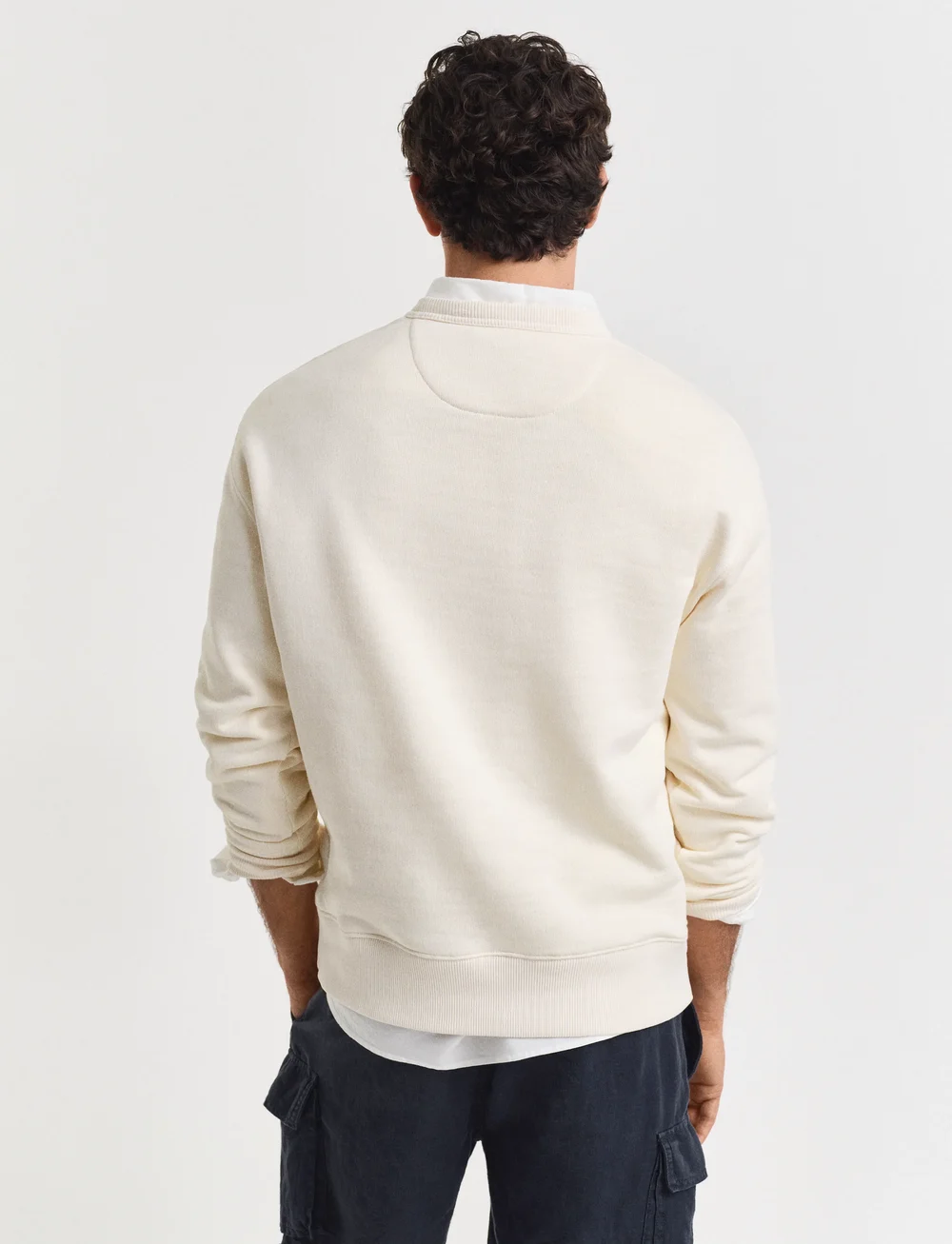 GANT - GRAPHIC C-NECK - shop by occasion - cream - 3