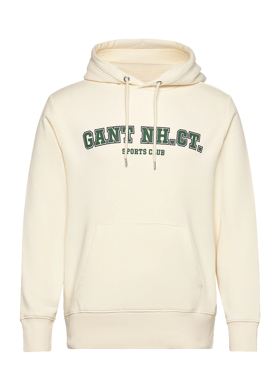 Gant - GRAPHIC SWEAT HOODIE - sweats à capuche - cream - 0