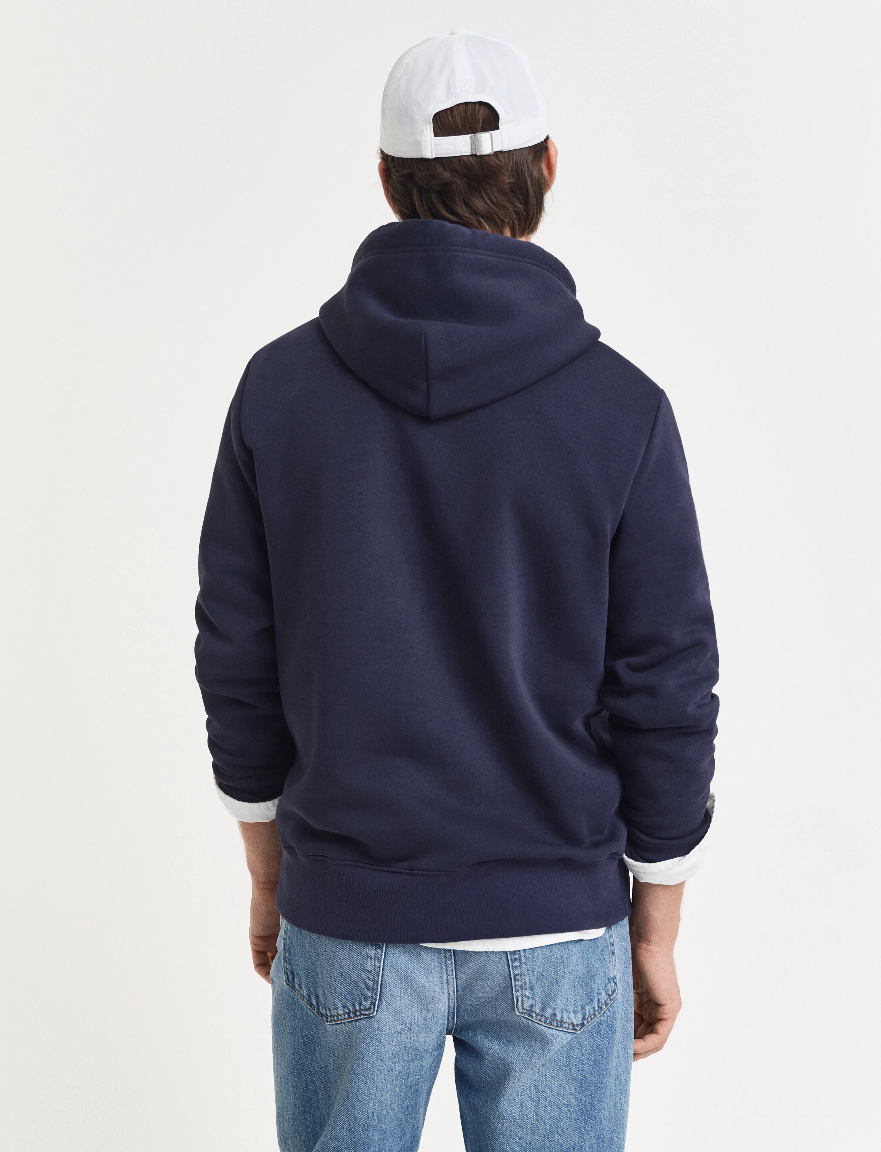 Gant - GRAPHIC SWEAT HOODIE - hættetrøjer - evening blue - 3