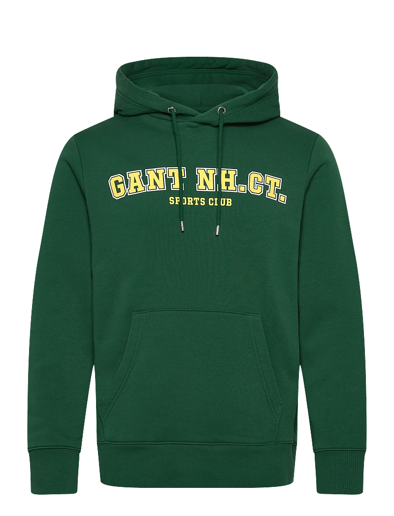 GANT - GRAPHIC SWEAT HOODIE - kapuzenpullover - forest green - 0
