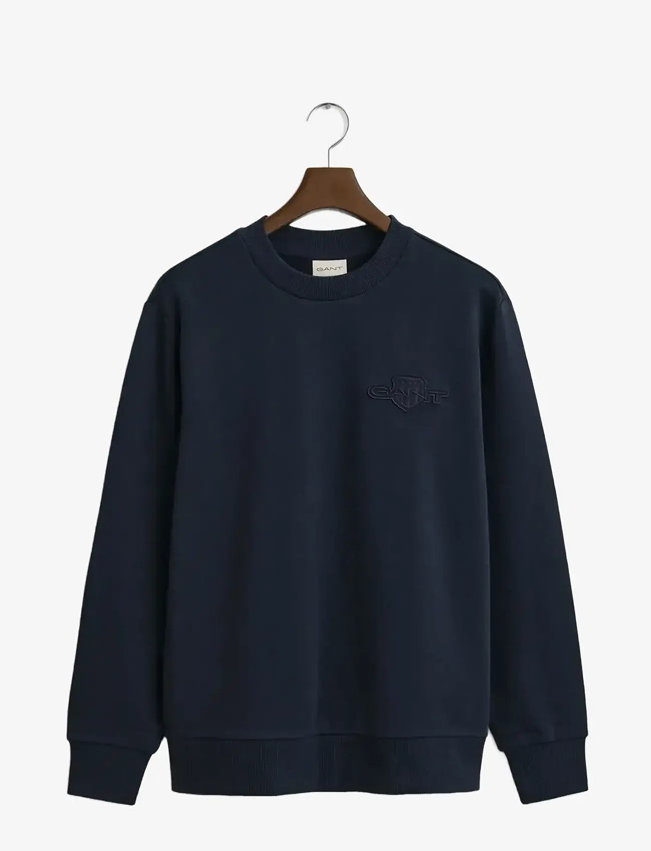 GANT - REG TONAL SHIELD C-NECK SWEAT - nach anlass kaufen - evening blue - 0
