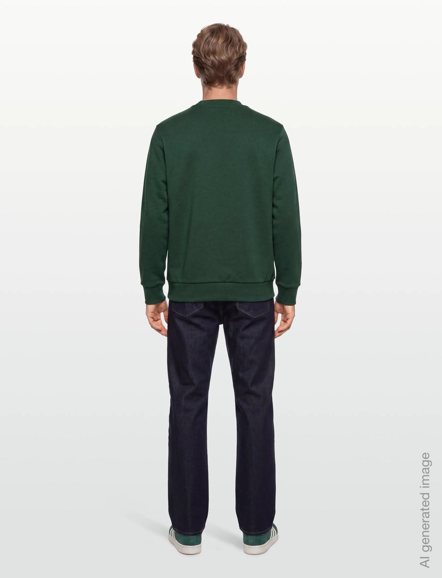 Gant - REG TONAL SHIELD C-NECK SWEAT - shop by occasion - tartan green - 4