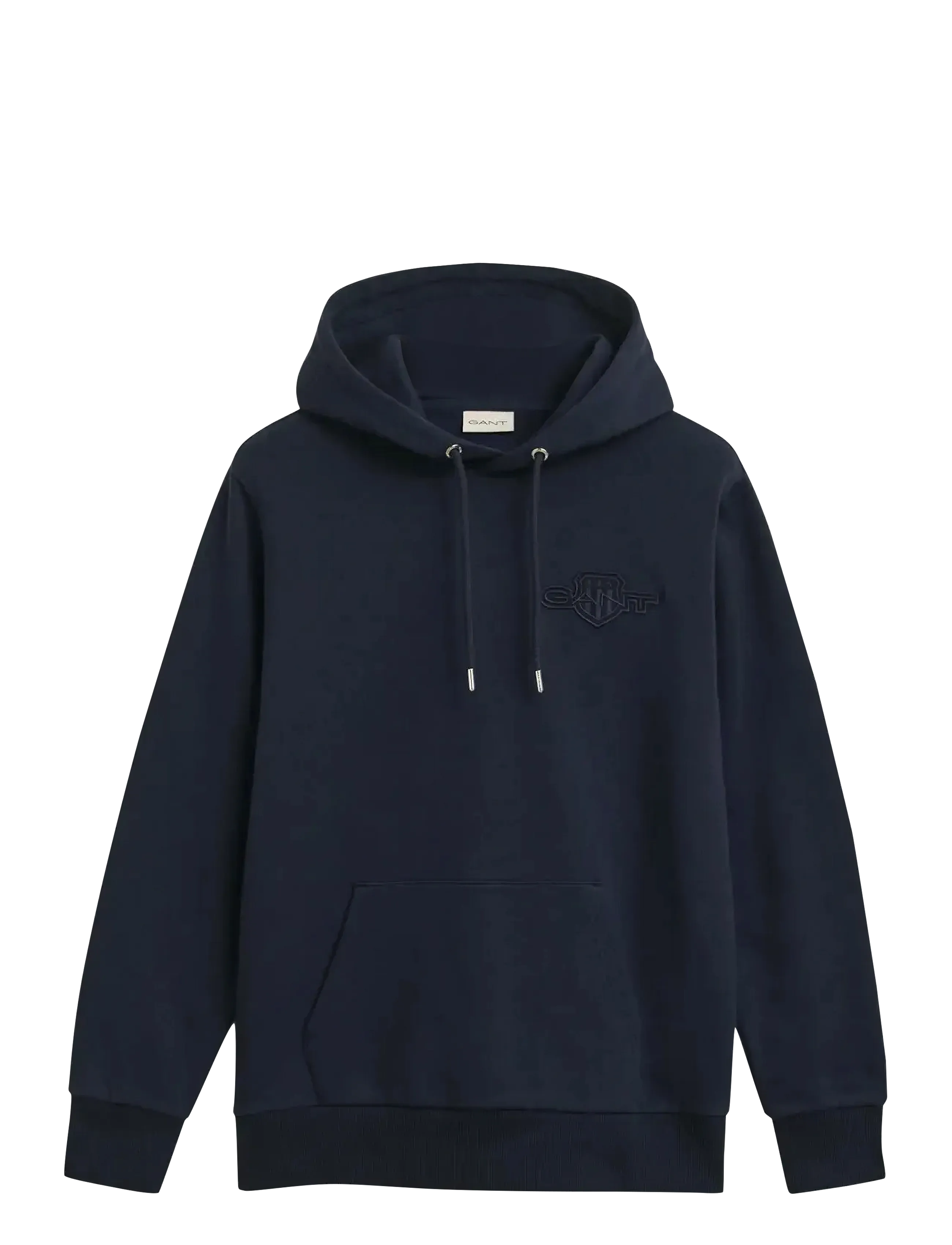 GANT Reg Tonal Shield Hoodie Blau - XXL - Herren