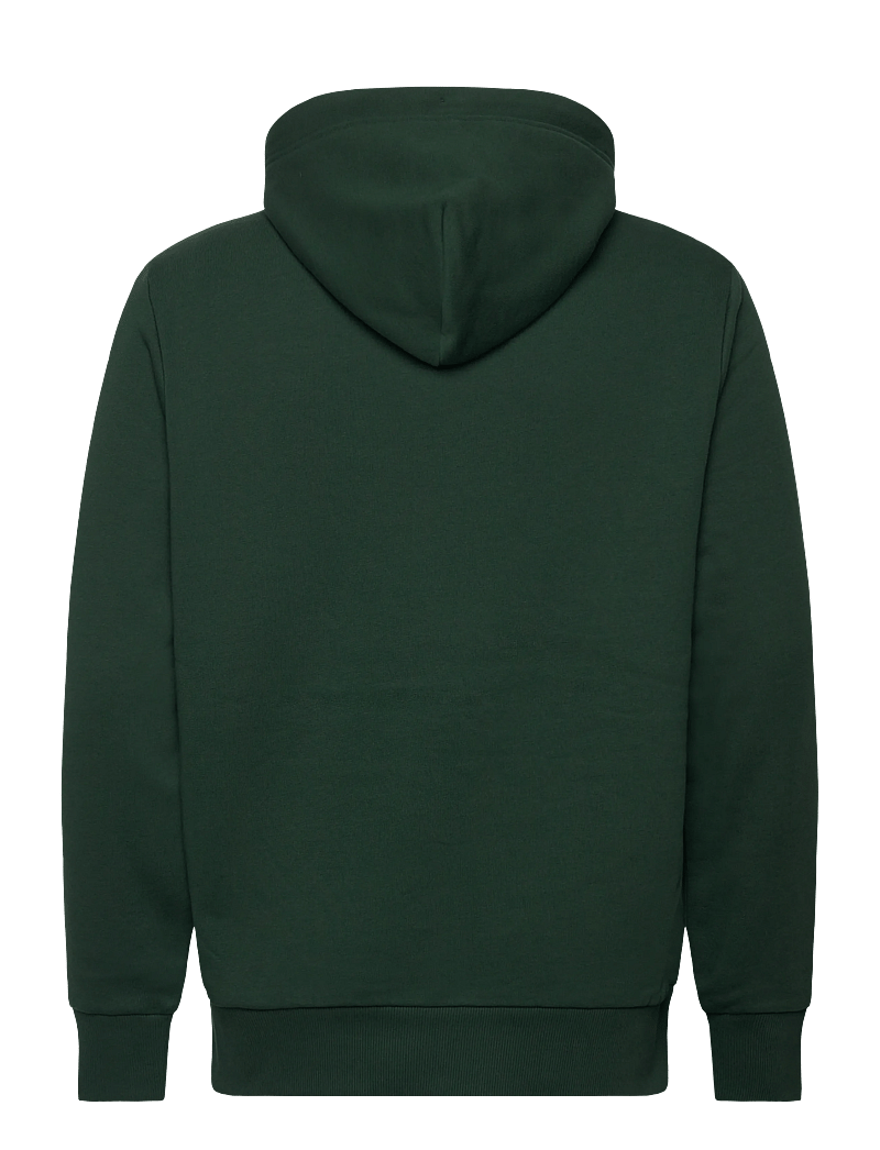 GANT - REG TONAL SHIELD HOODIE - hoodies - tartan green - 1