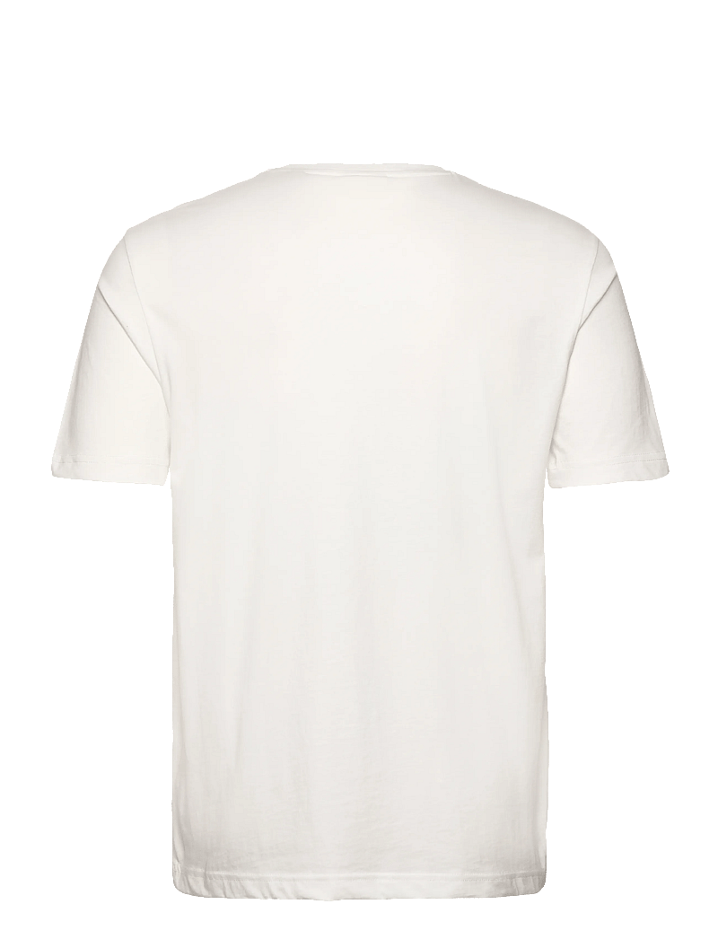 GANT - REG TONAL SHIELD SS T-SHIRT - short-sleeved t-shirts - eggshell - 1