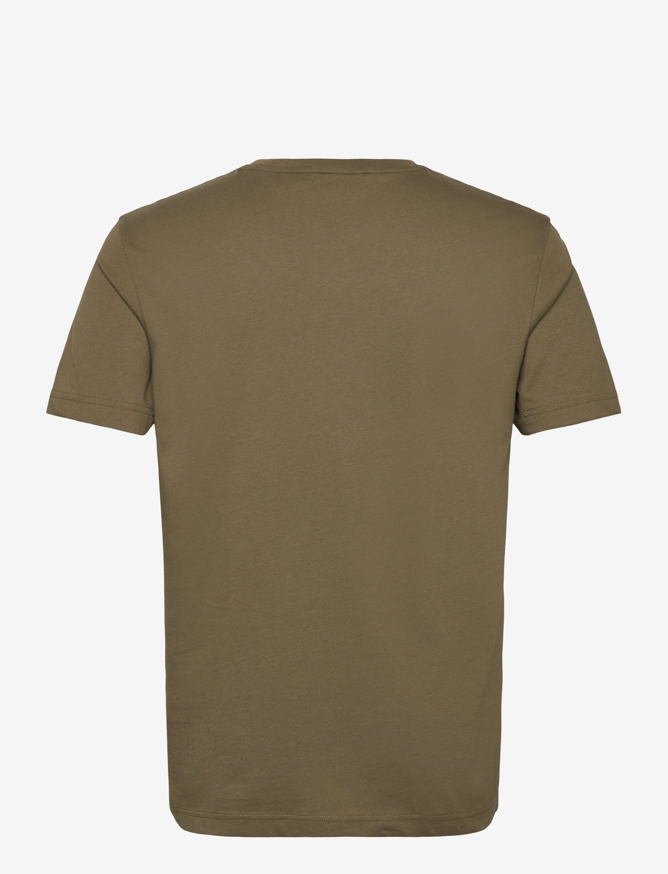GANT - REG TONAL SHIELD SS T-SHIRT - short-sleeved t-shirts - moss green - 1