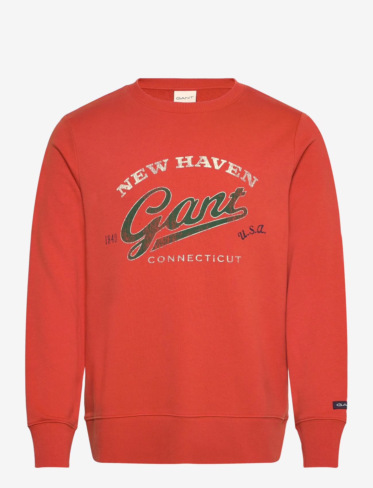 GANT - GRAPHIC SWEAT C-NECK - shop efter anledning - deep orange - 0