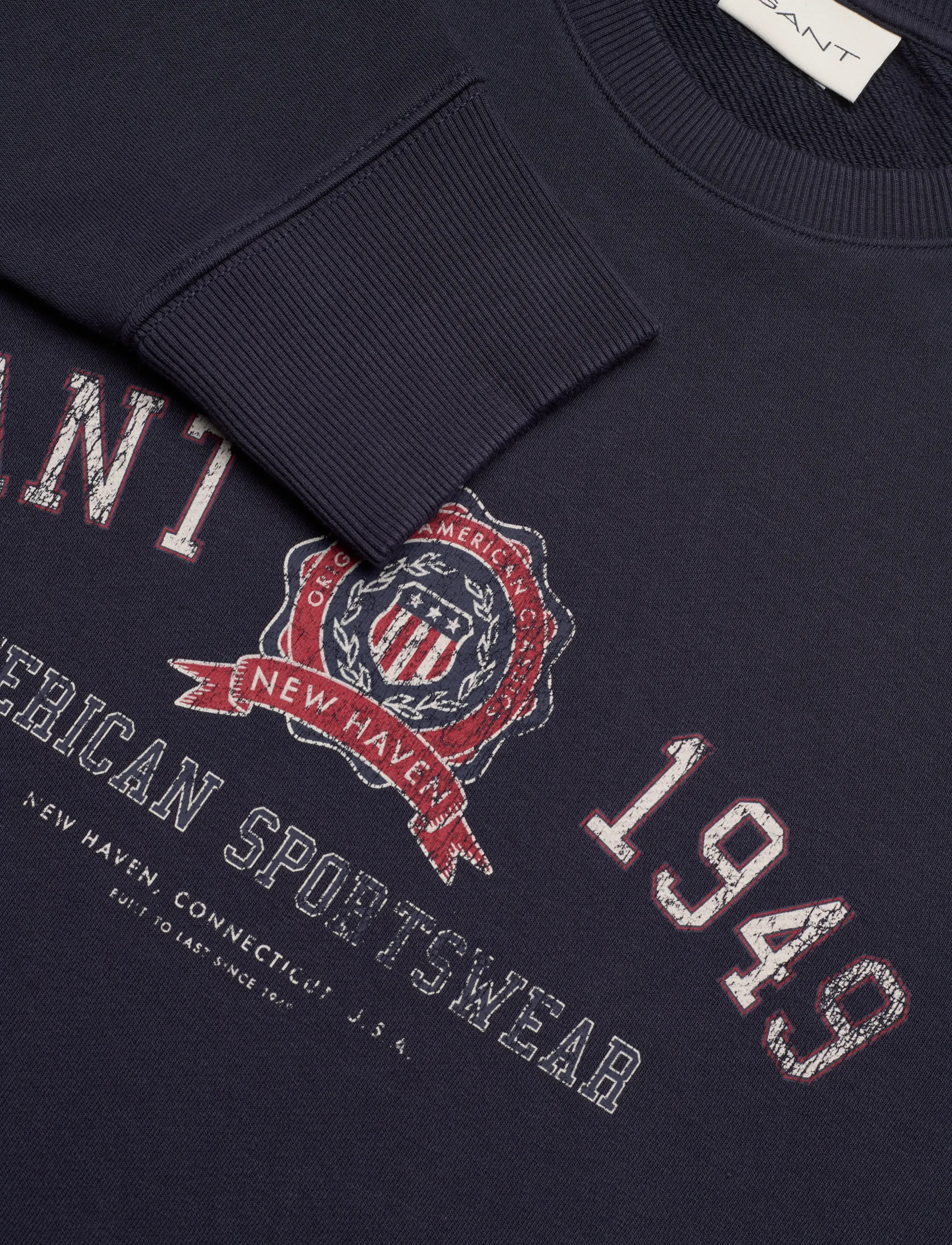 Gant - GRAPHIC SWEAT C-NECK - iepirkties noteiktam pasākumam - evening blue - 2