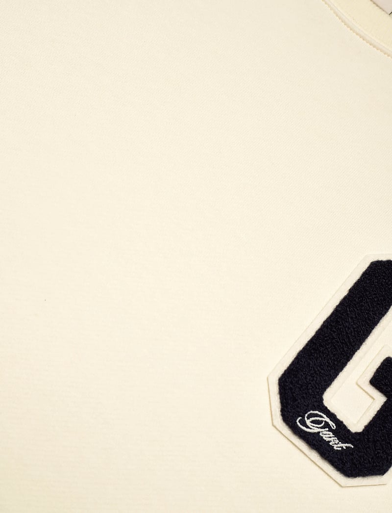 GANT - G BADGE SWEAT C-NECK - nach anlass kaufen - cream - 2