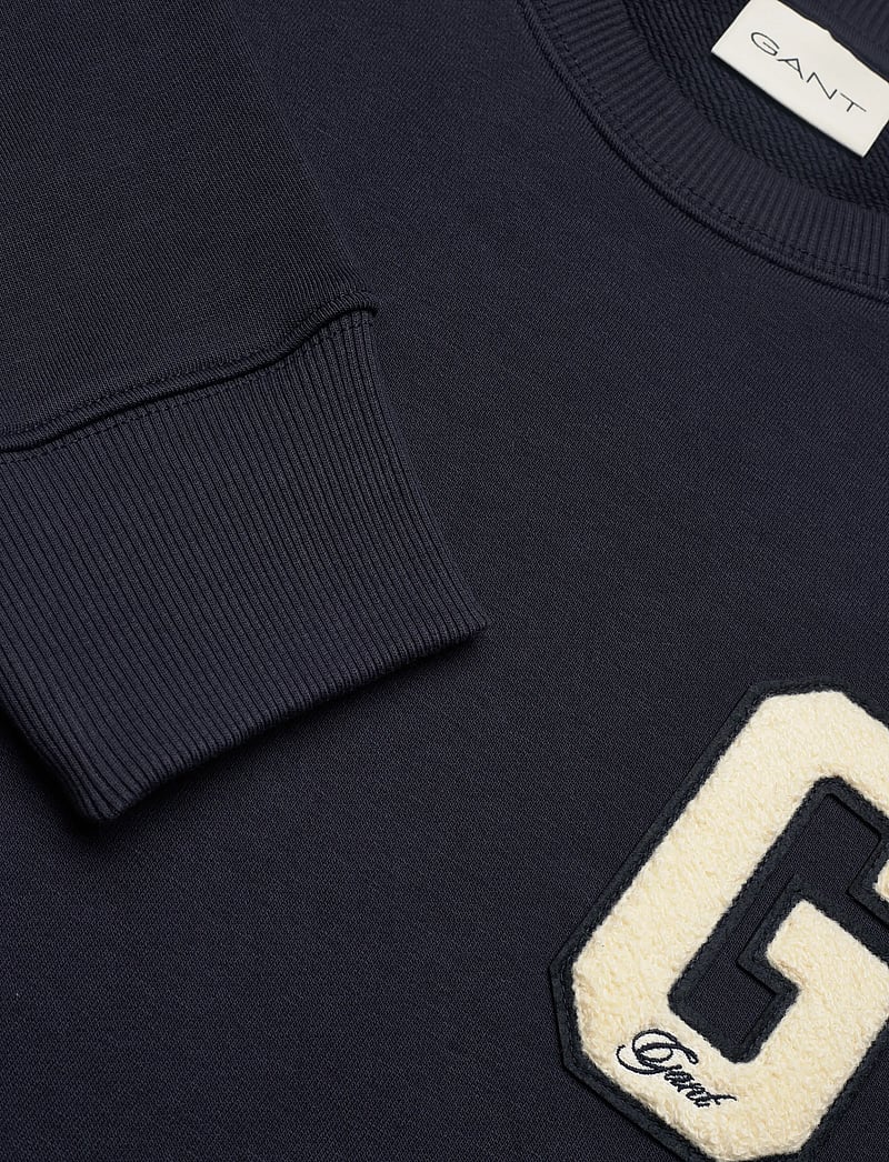 GANT - G BADGE SWEAT C-NECK - nach anlass kaufen - evening blue - 2