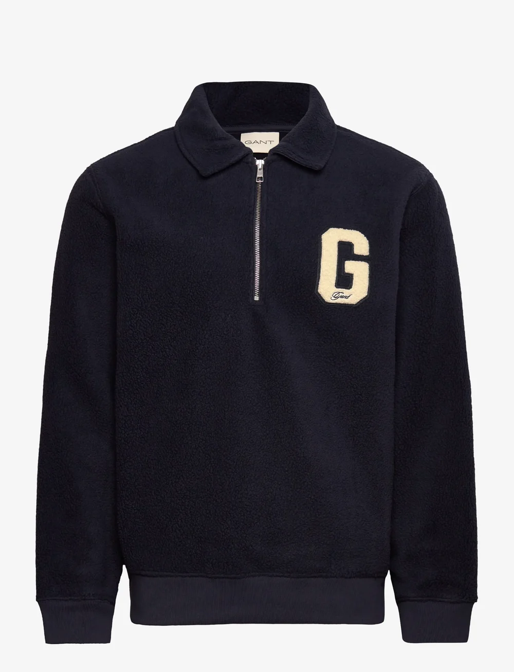 GANT - G BADGE FLEECE - half zip - evening blue - 0