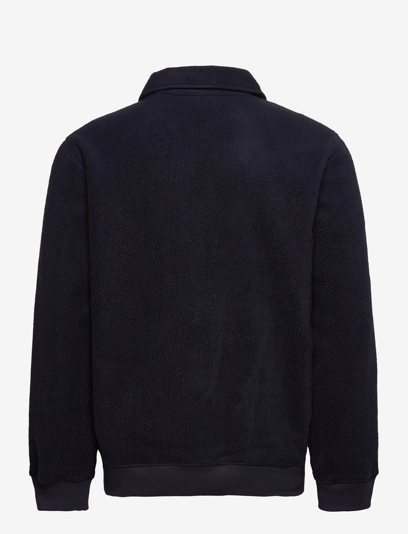 GANT - G BADGE FLEECE - kardigany z zamkiem do połowy - evening blue - 1