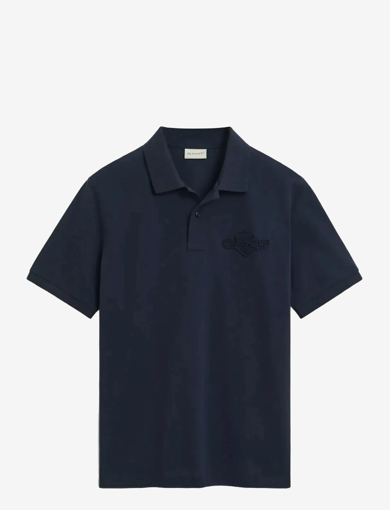 GANT - REG TONAL SHIELD SS POLO - lühikeste varrukatega polod - evening blue - 0