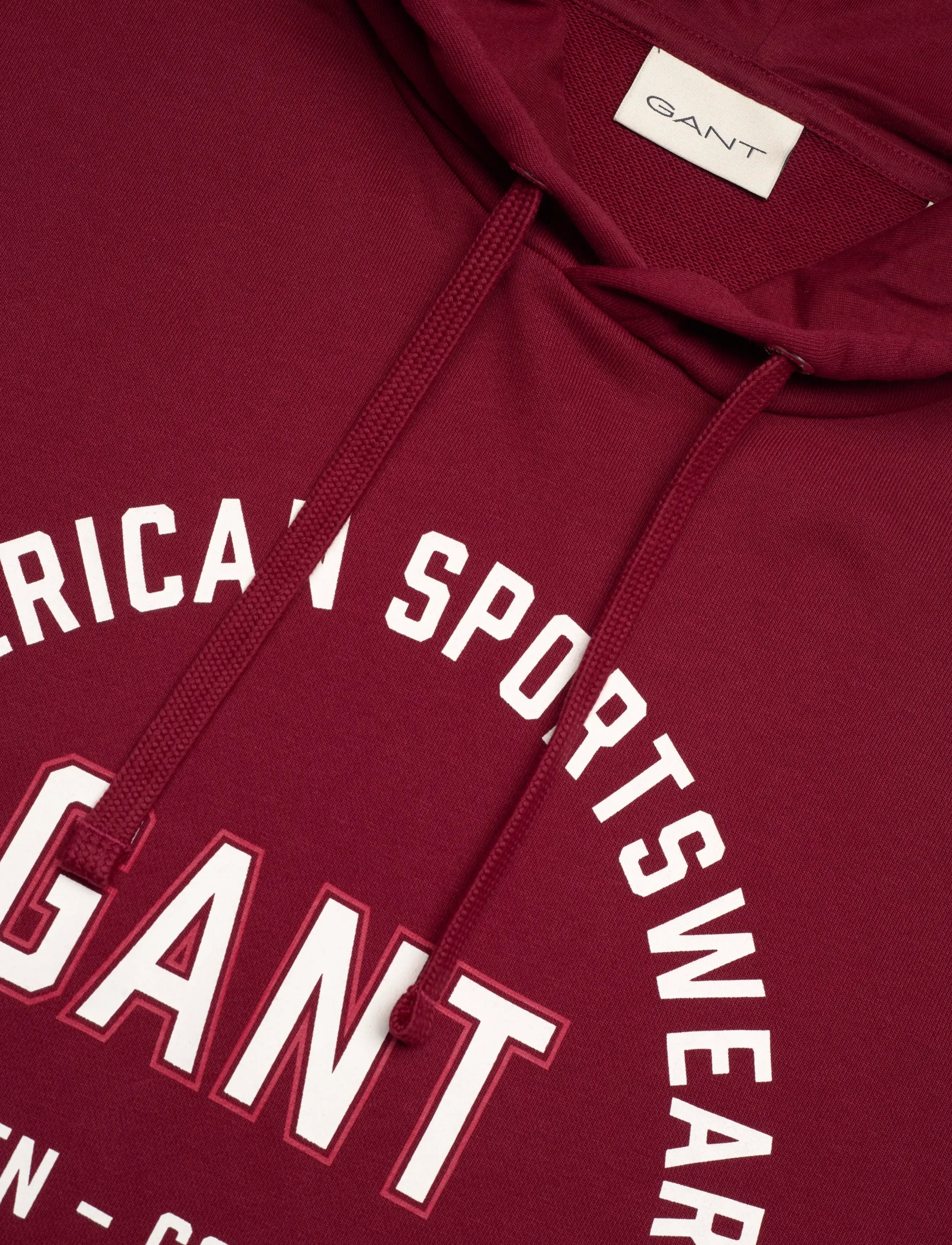 Gant - PRINTED GRAPHIC HOODIE - hættetrøjer - plumped red - 2