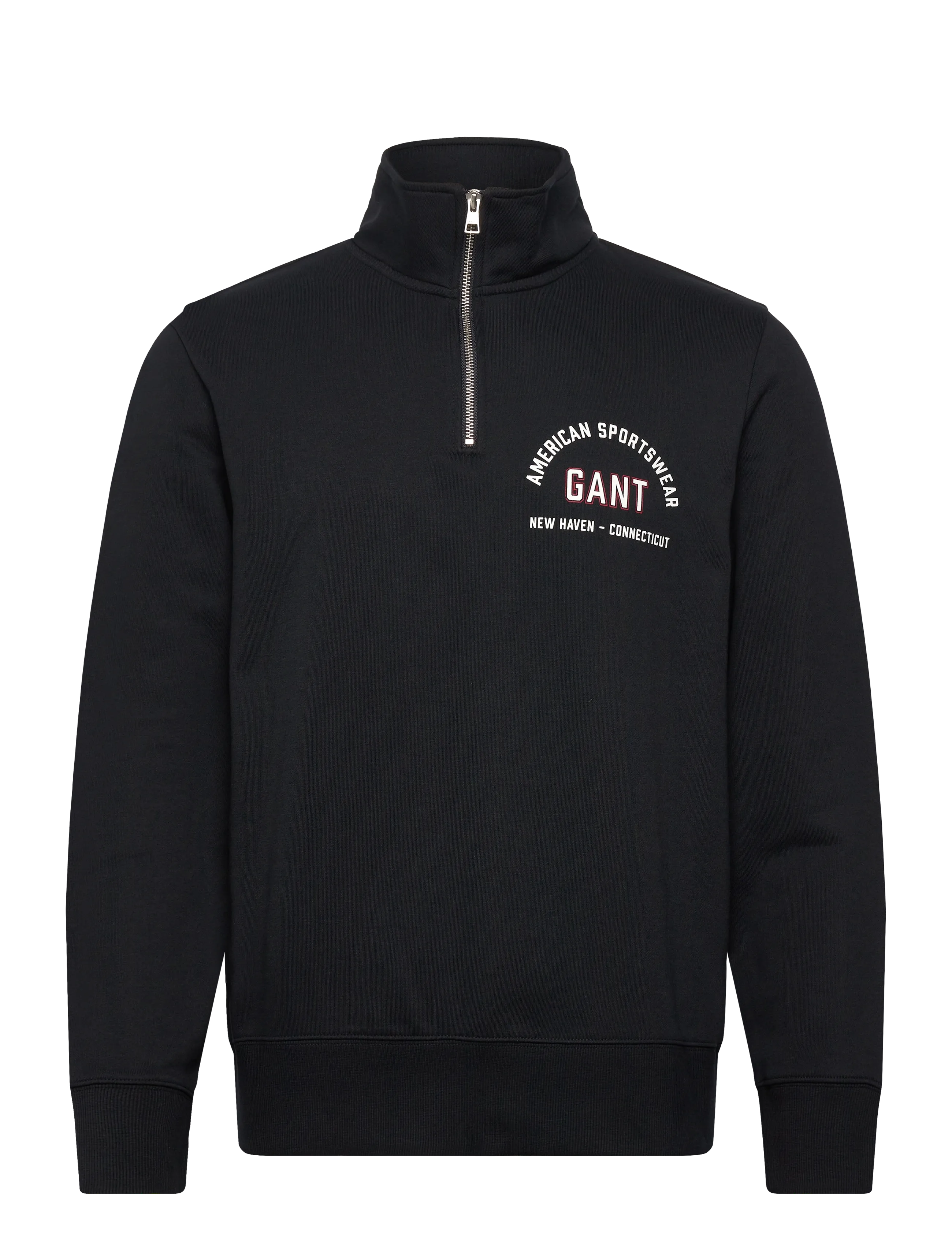 GANT Printed Graphic Half Zip Schwarz - M - Herren