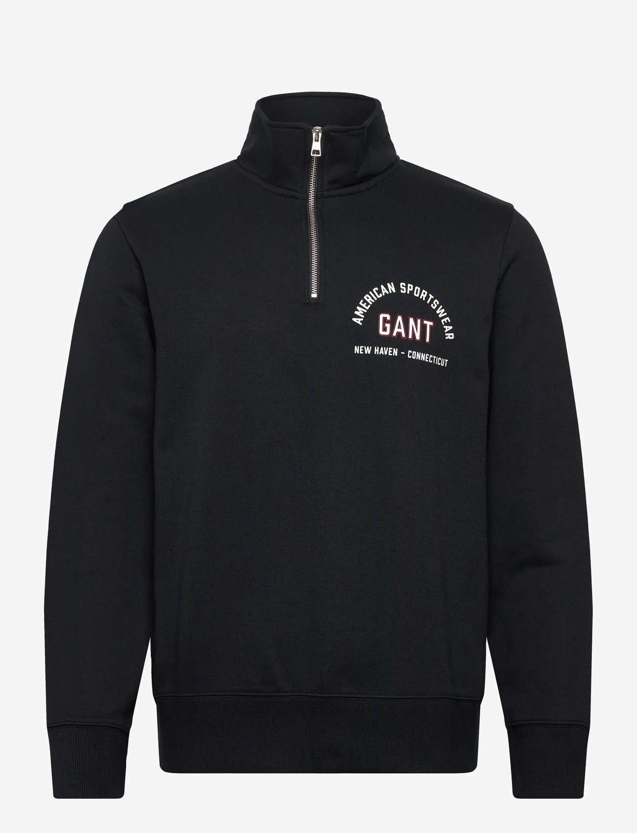 GANT - PRINTED GRAPHIC HALF ZIP - nach anlass kaufen - black - 0