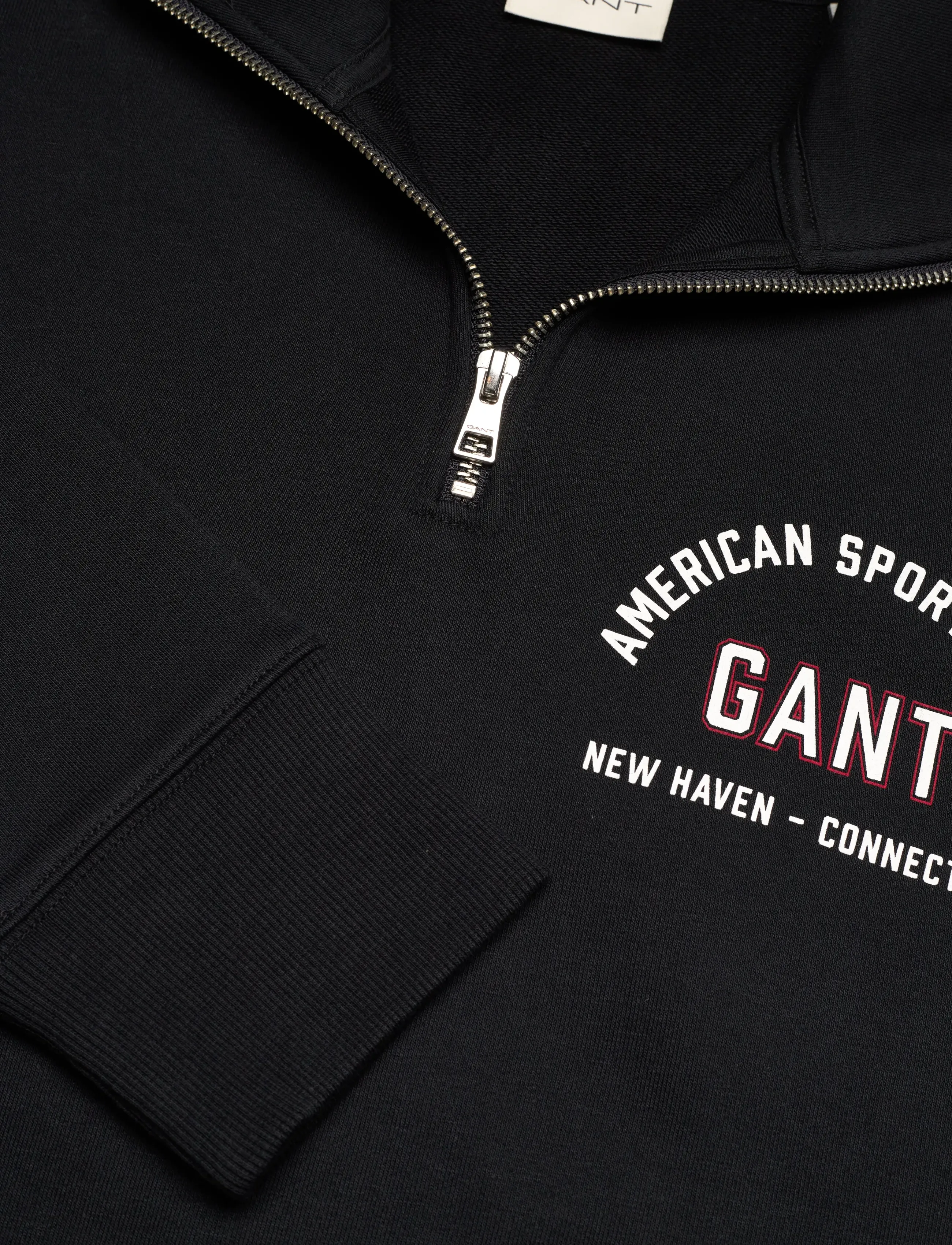 Gant - PRINTED GRAPHIC HALF ZIP - nach anlass kaufen - black - 2