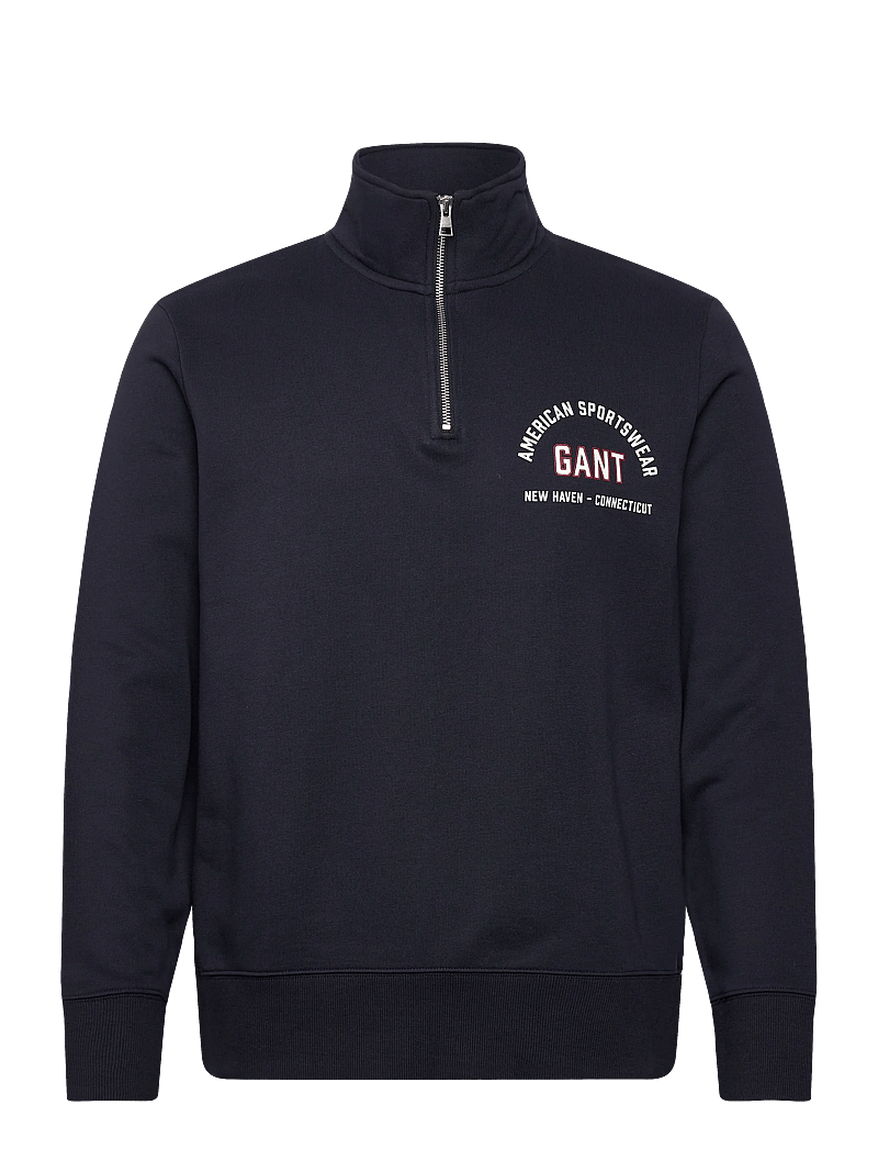 GANT - PRINTED GRAPHIC HALF ZIP - nach anlass kaufen - evening blue - 0