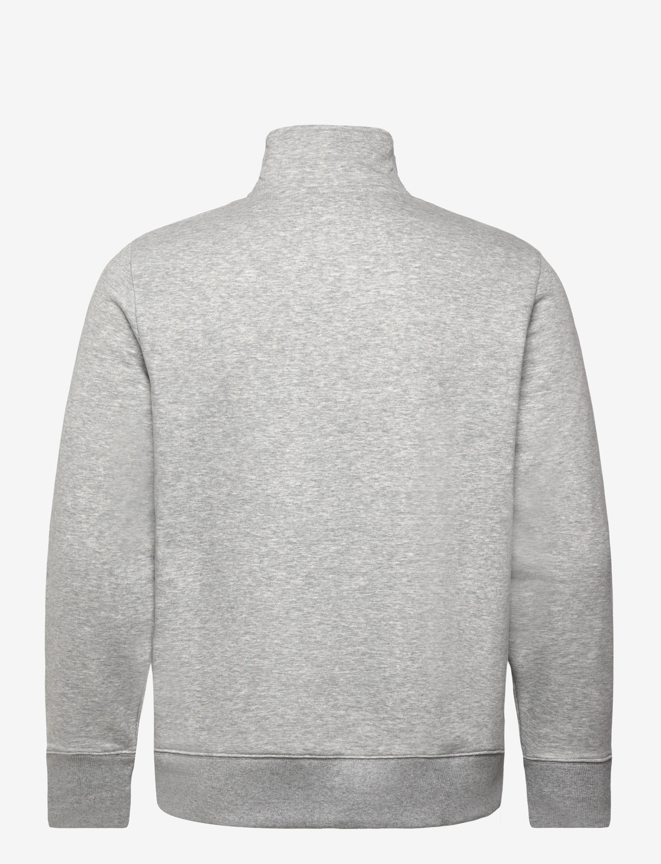 GANT - PRINTED GRAPHIC HALF ZIP - shop by occasion - grey melange - 1