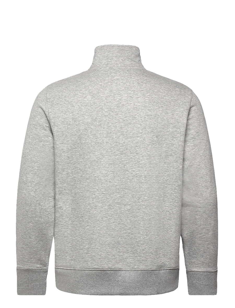 Gant - PRINTED GRAPHIC HALF ZIP - sweatshirts - grey melange - 1