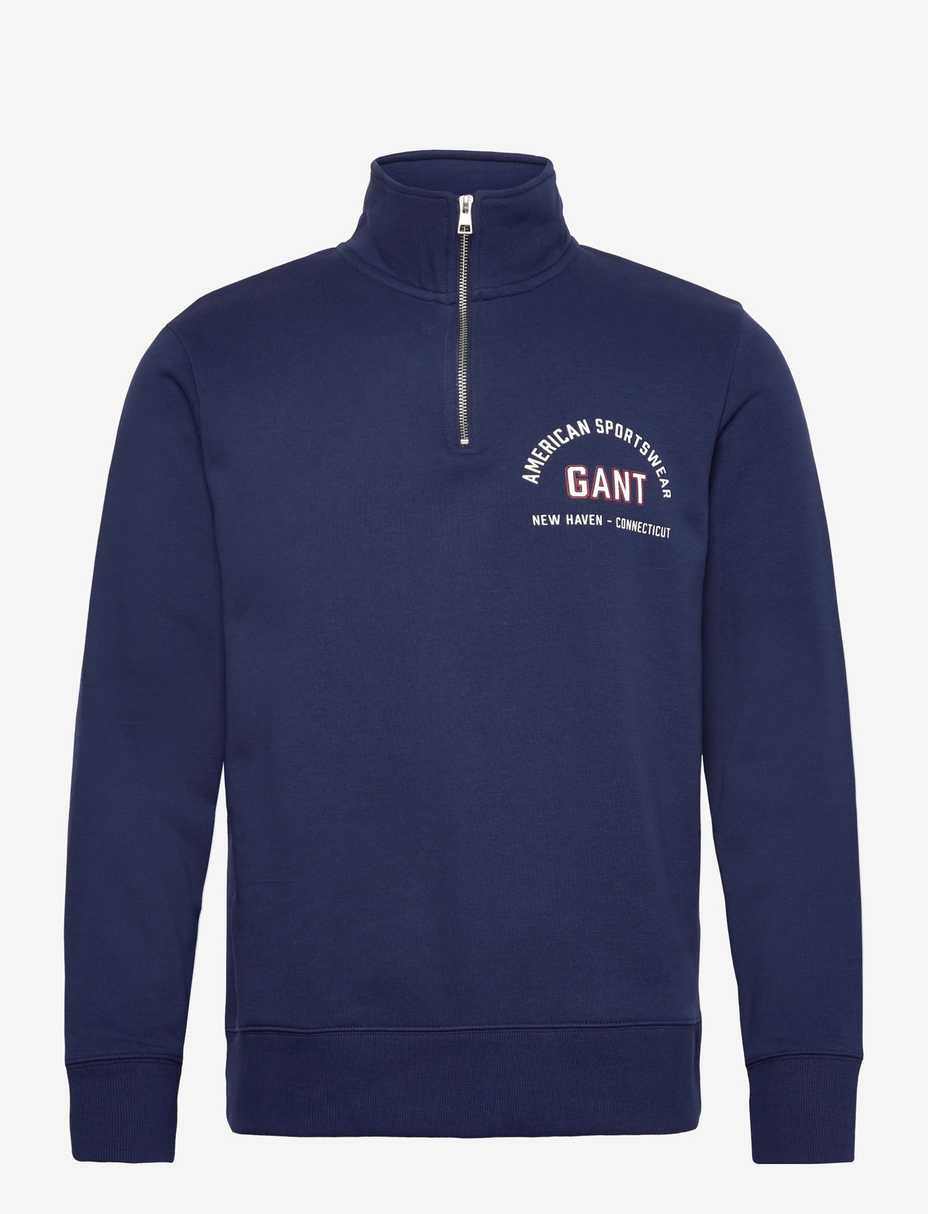 GANT - PRINTED GRAPHIC HALF ZIP - shoppa efter tillfälle - persian blue - 0
