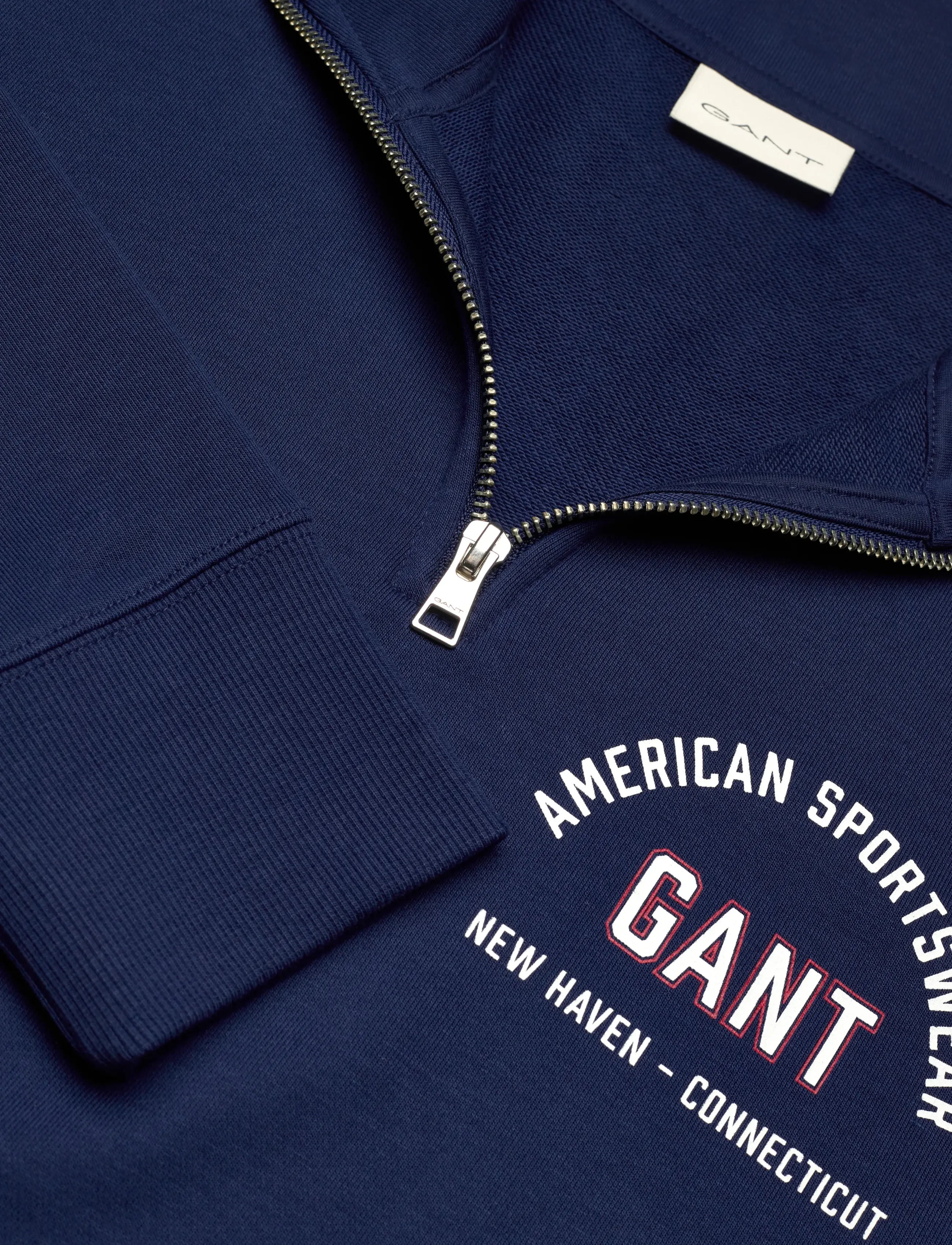 Gant - PRINTED GRAPHIC HALF ZIP - shoppa efter tillfälle - persian blue - 2