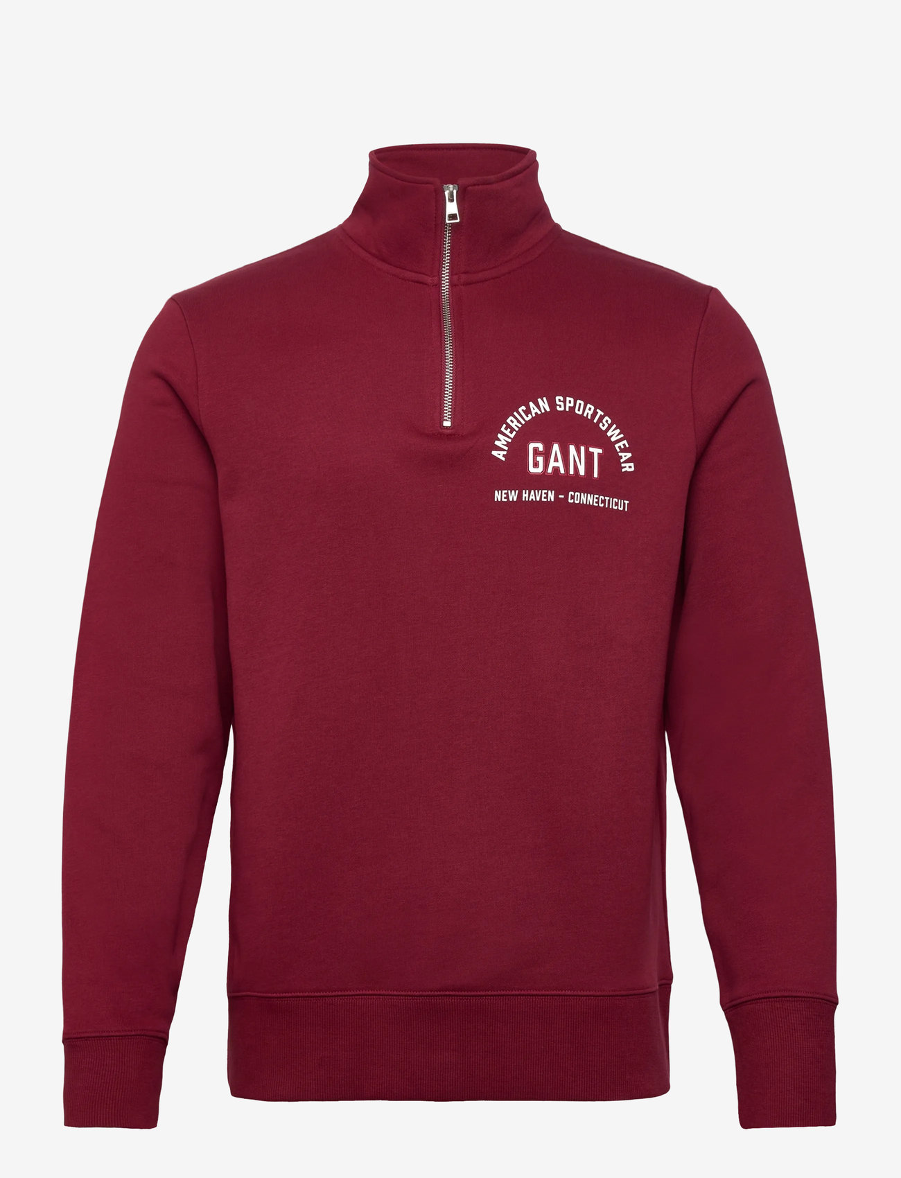 GANT - PRINTED GRAPHIC HALF ZIP - shop by occasion - plumped red - 0