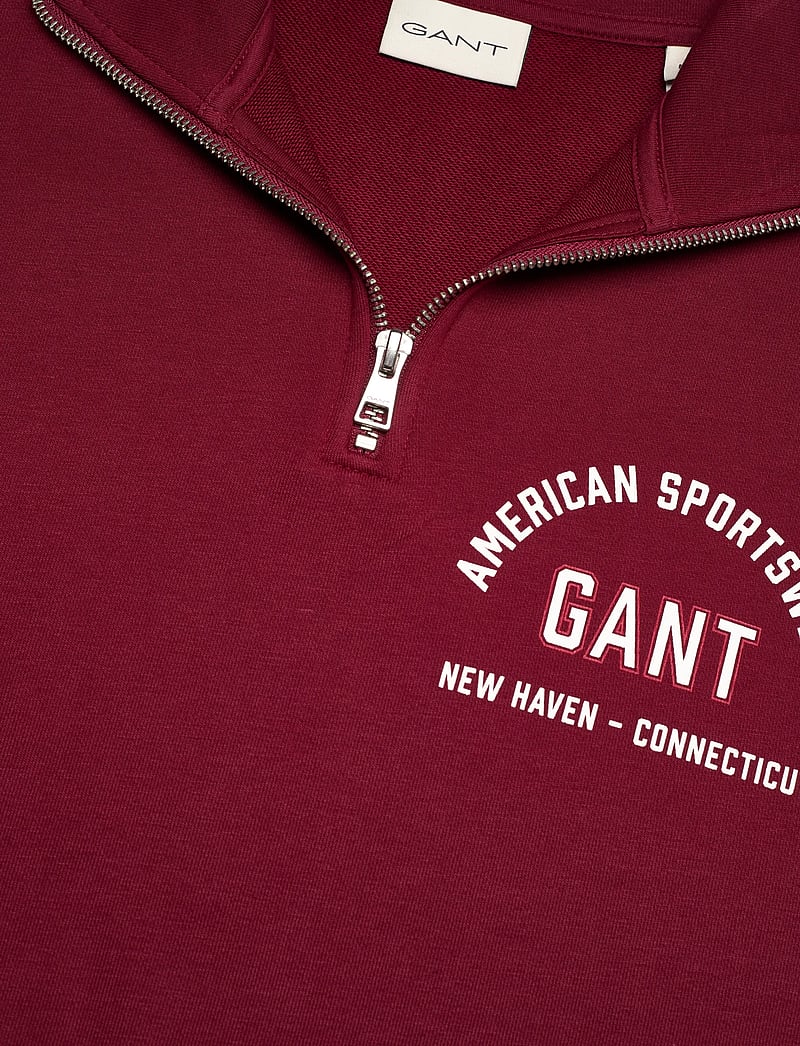 Gant - PRINTED GRAPHIC HALF ZIP - nach anlass kaufen - plumped red - 2