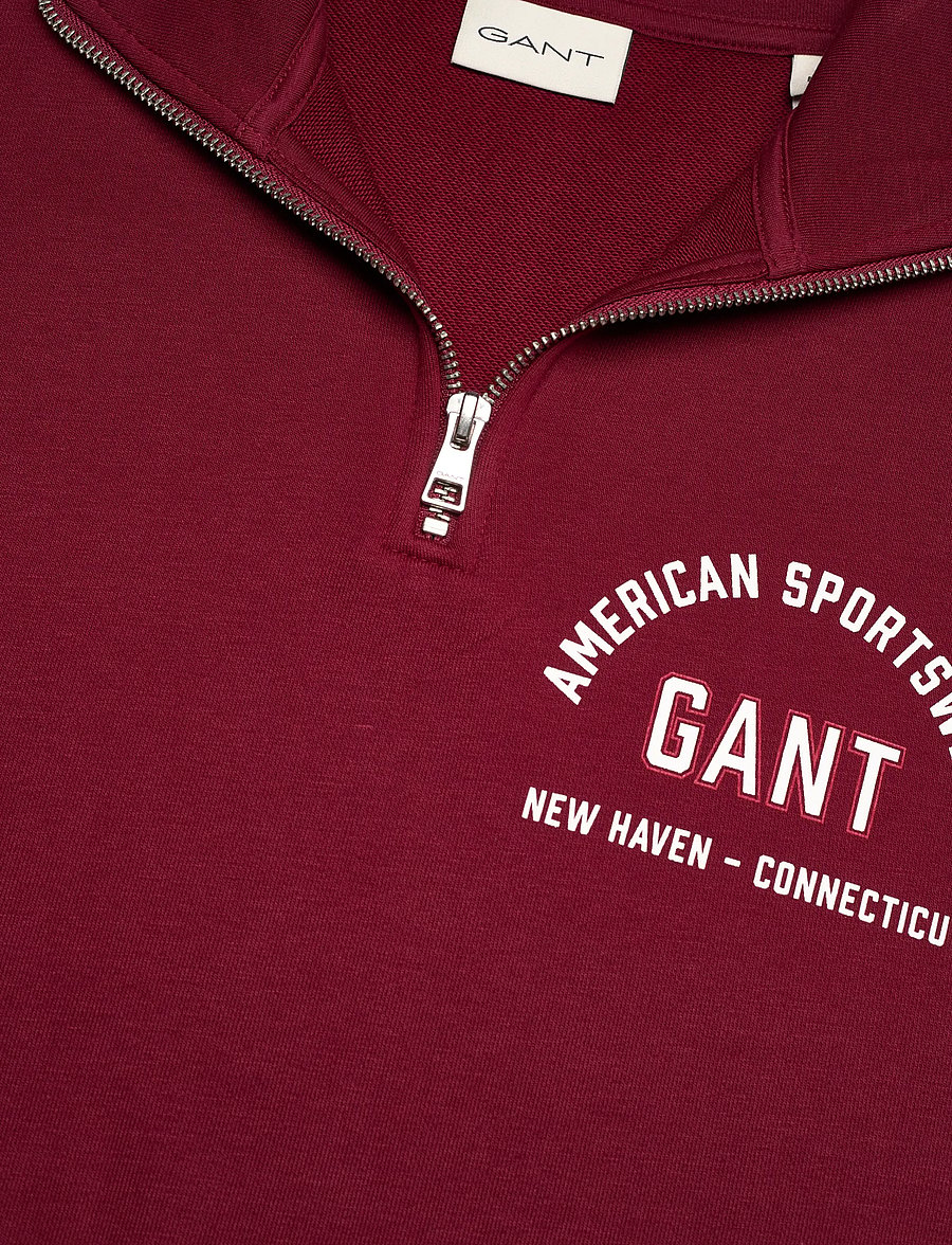 Gant - PRINTED GRAPHIC HALF ZIP - shop efter anledning - plumped red - 2