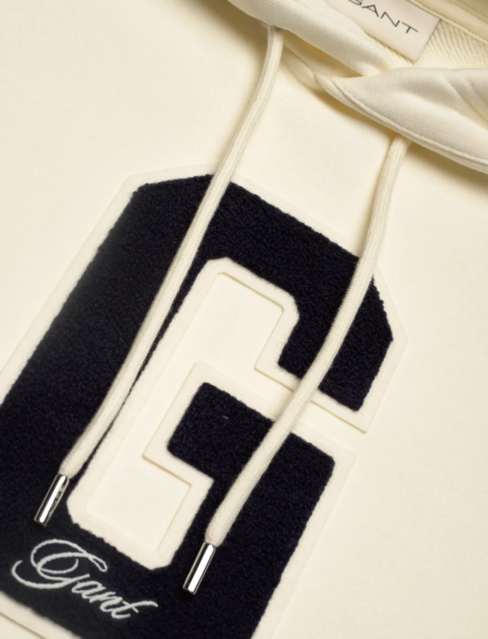 GANT - G BADGE HOODIE - kapuutsiga dressipluusid - cream - 2