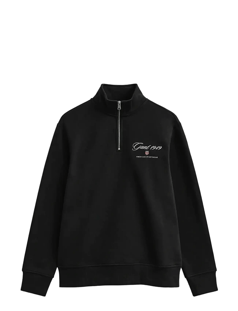 GANT - GRAPHIC HALF ZIP - nach anlass kaufen - black - 1