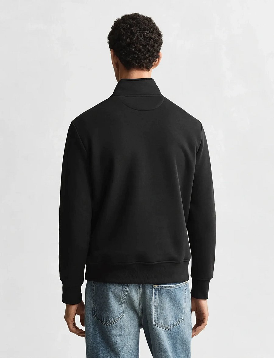 Gant - GRAPHIC HALF ZIP - swetry - black - 2