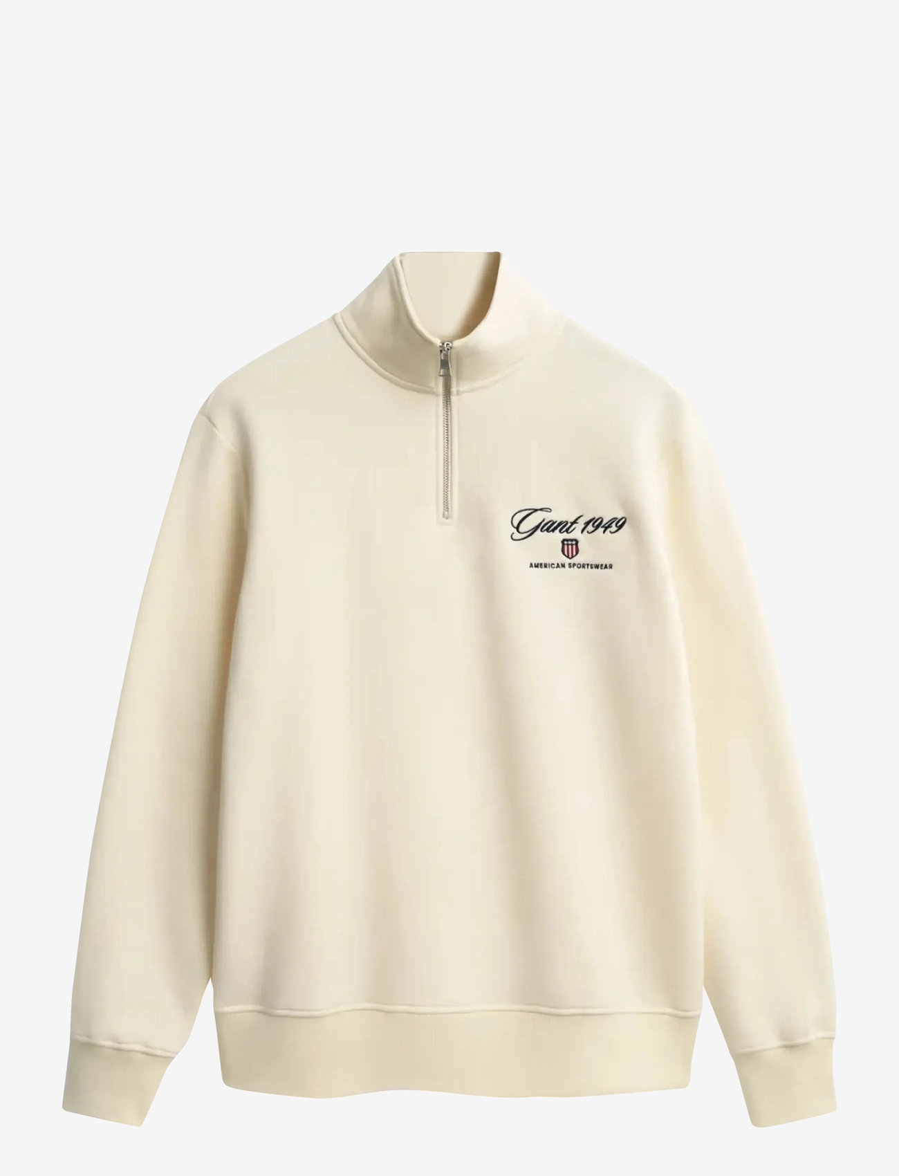 GANT - GRAPHIC HALF ZIP - shop efter anledning - cream - 1