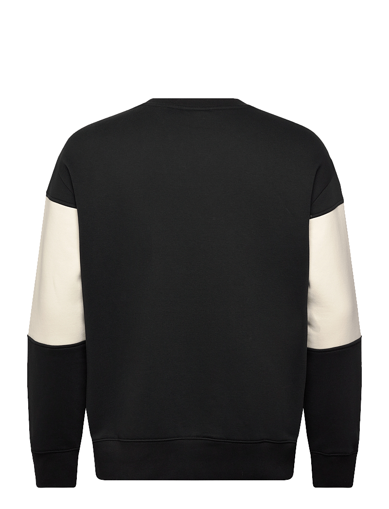 Gant - BLOCKED EMBROIDERED SWEAT - nach anlass kaufen - black - 1