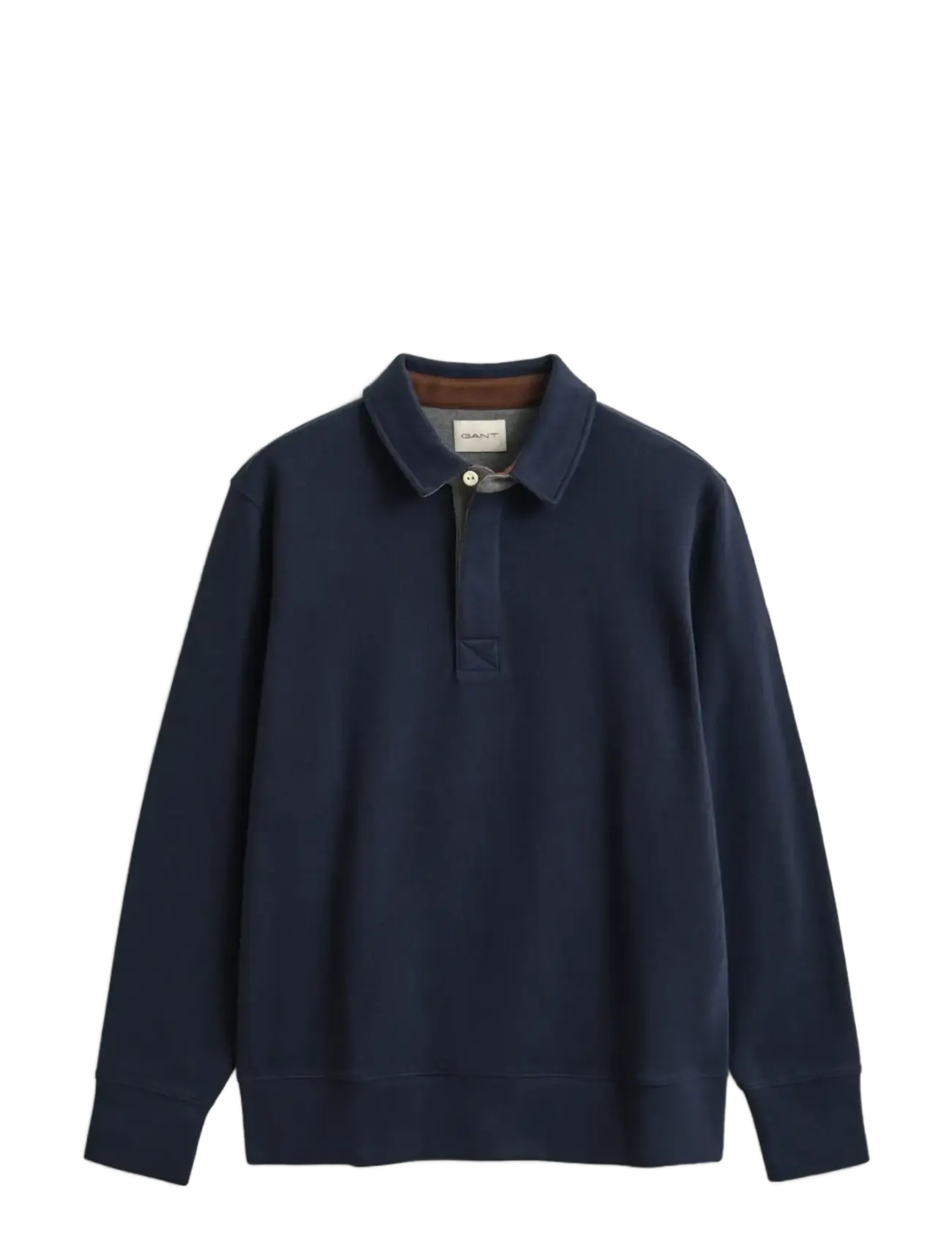 LIGHT SACKER RIB LS POLO - EVENING BLUE