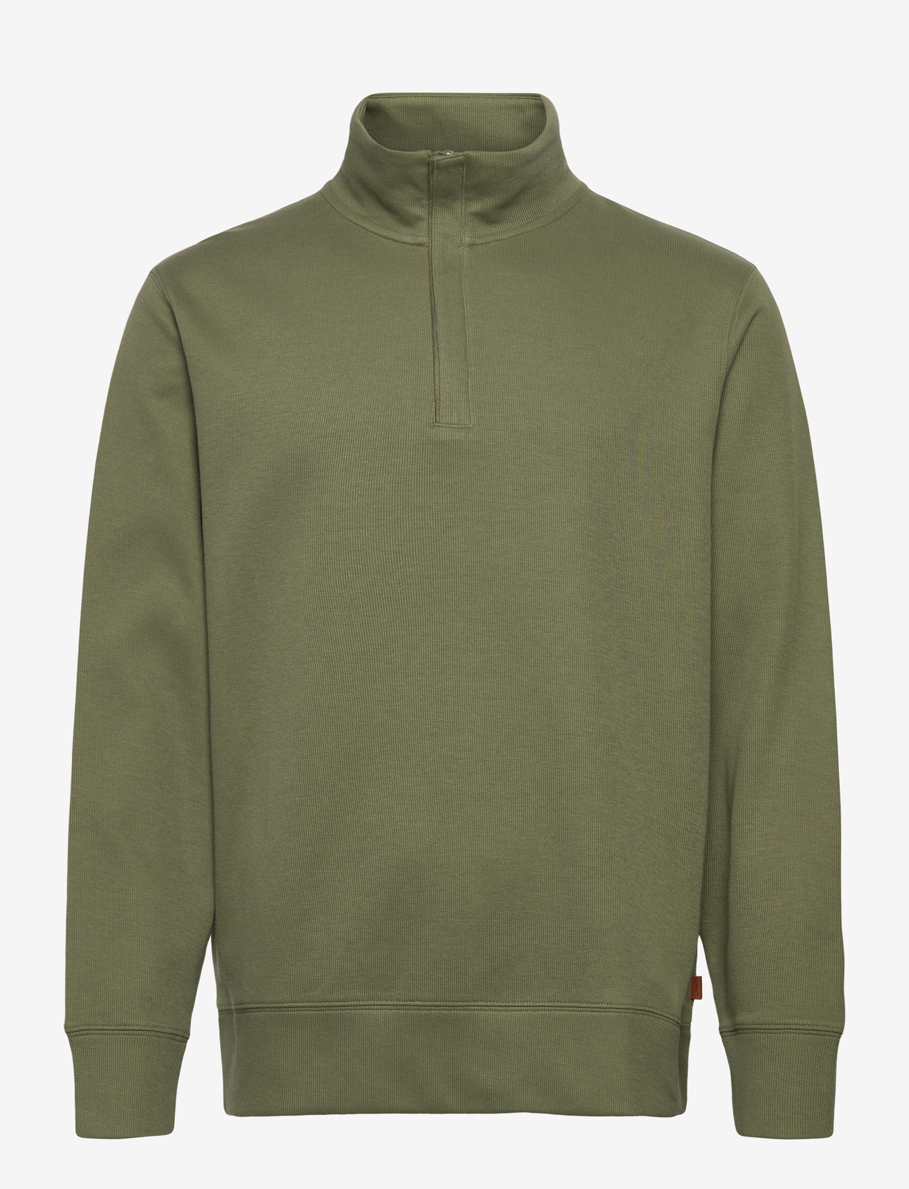 GANT - LIGHT SACKER HALF ZIP - pullover mit halbem reißverschluss - dry herb green - 0