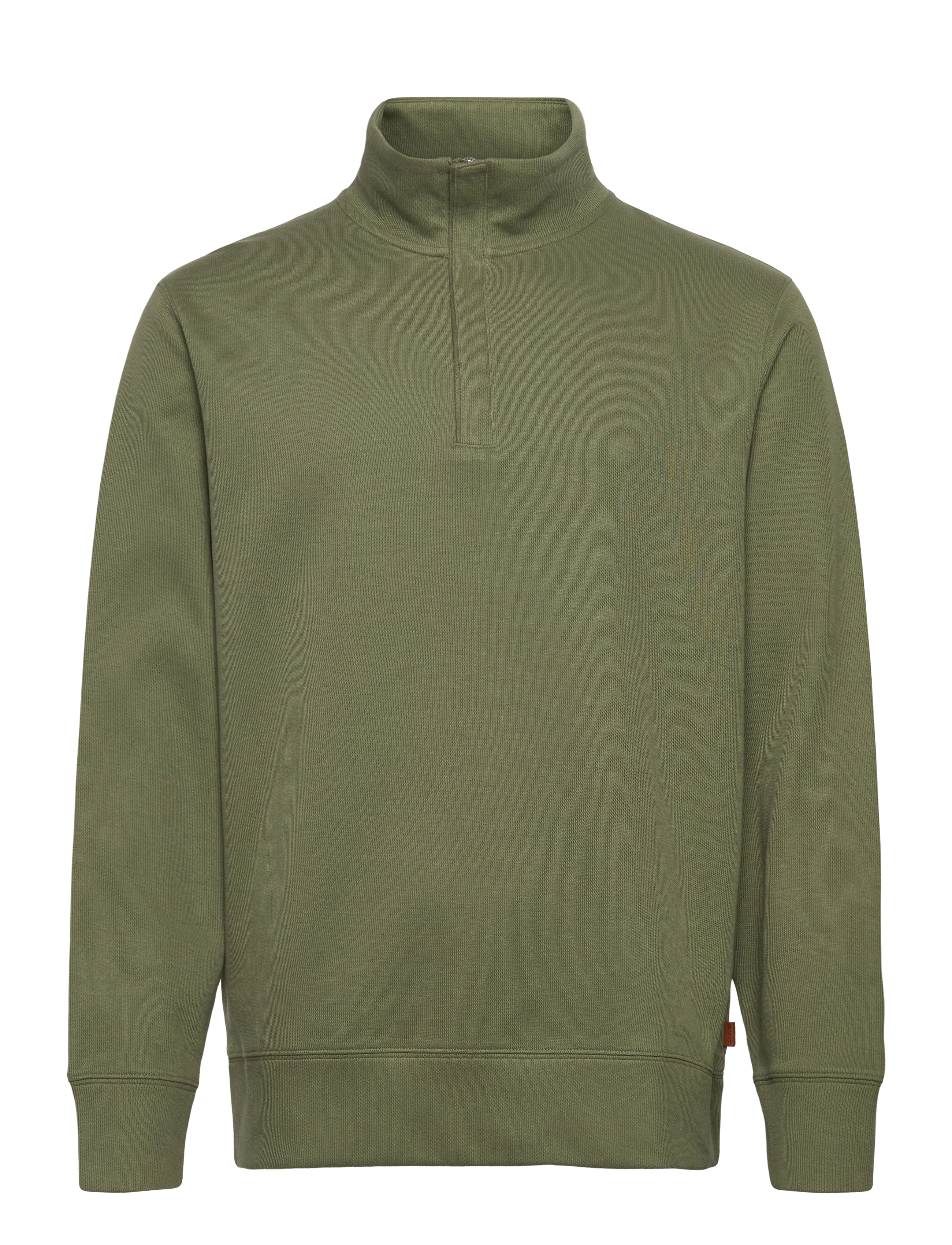 GANT LIGHT SACKER HALF ZIP - Riided - DRY HERB GREEN / khaki/green