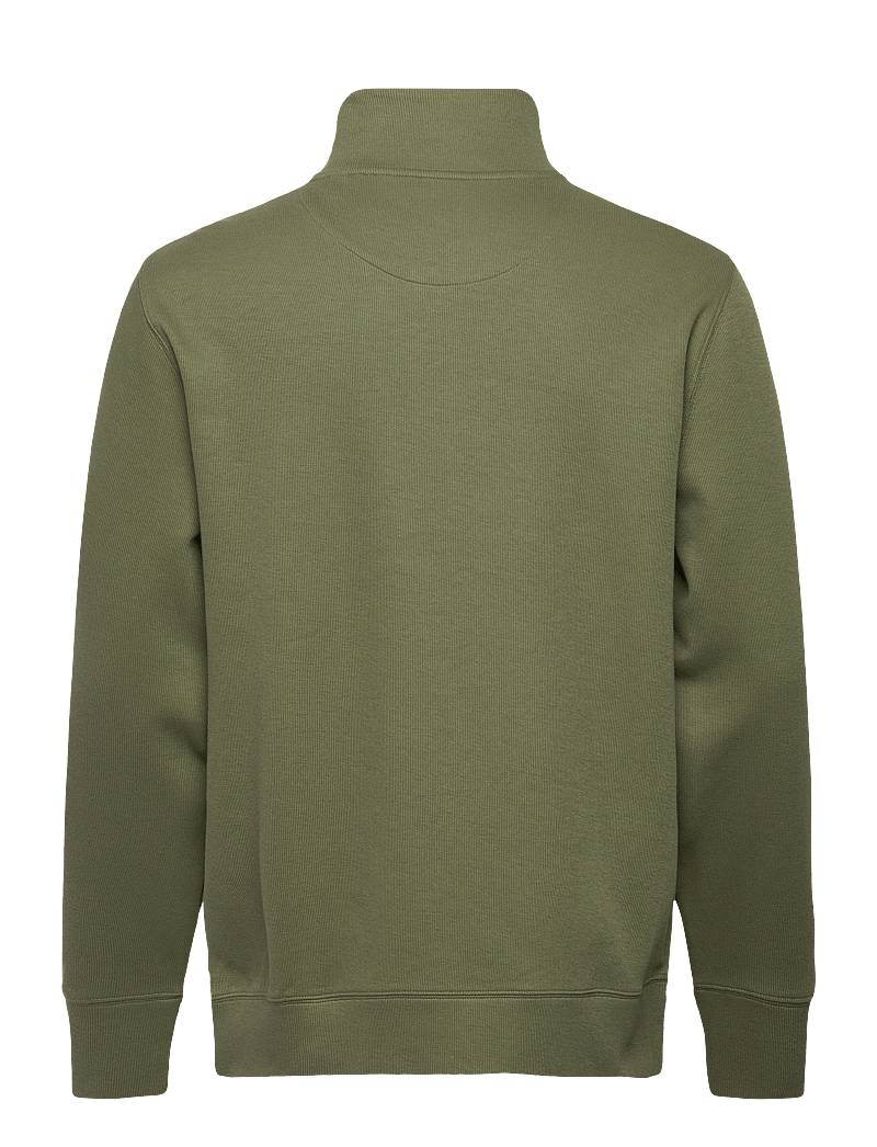 GANT - LIGHT SACKER HALF ZIP - pullover mit halbem reißverschluss - dry herb green - 1